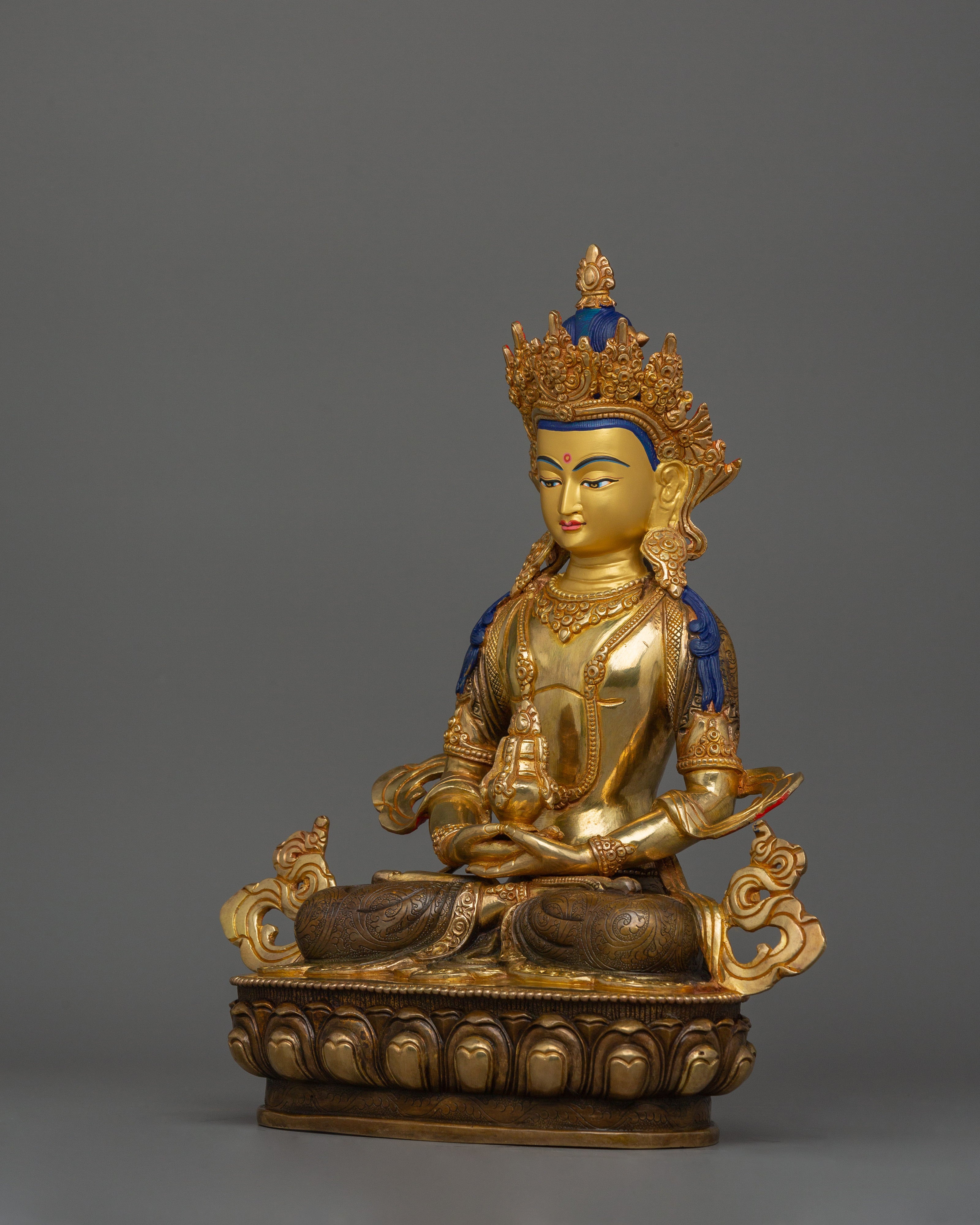 Meditation and Longevity Deity Amitayus | Tantric Buddhism Figurine