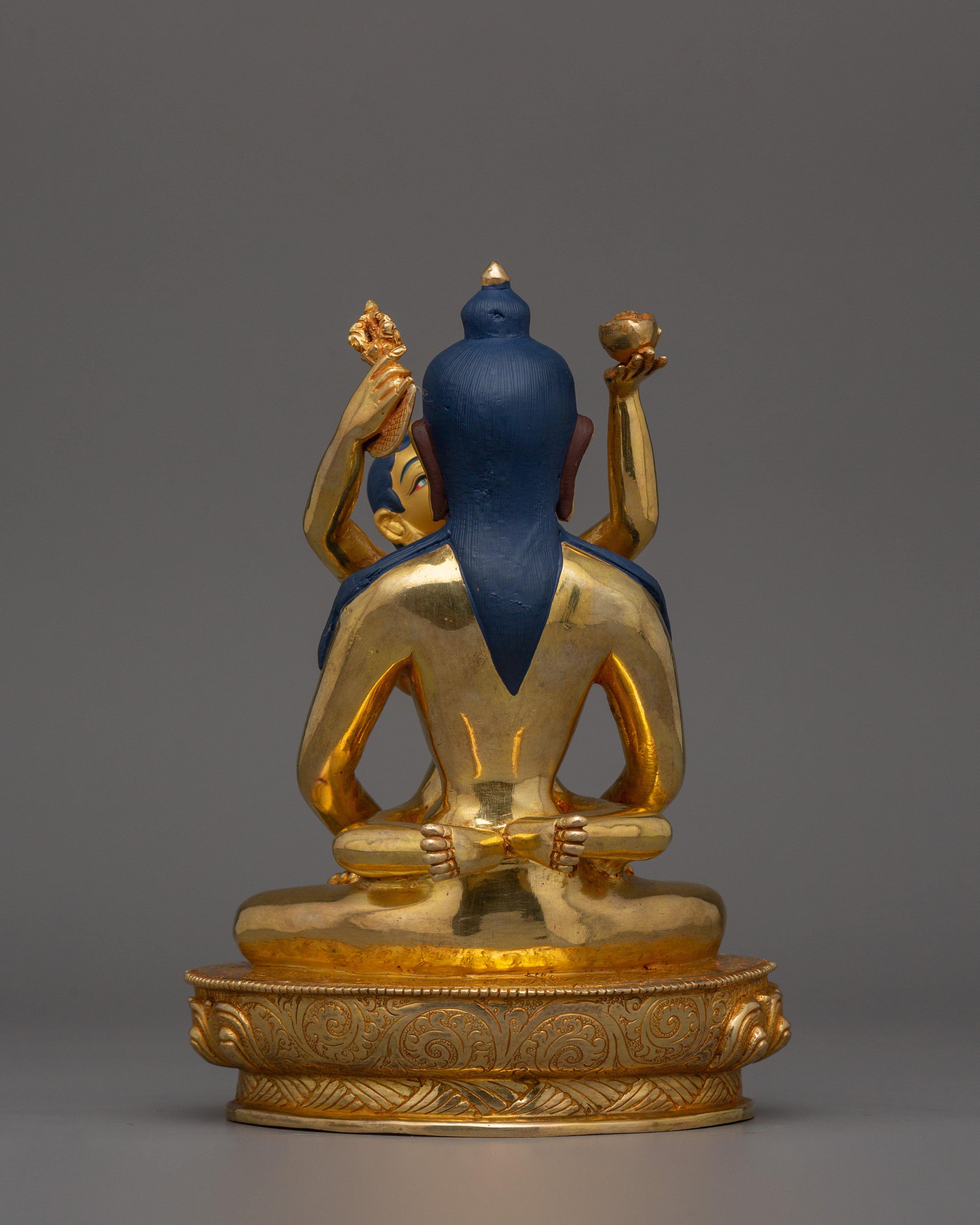 Traditional Statue of Samantabhadra with Consort | The Unity of Wisdom and Compassion