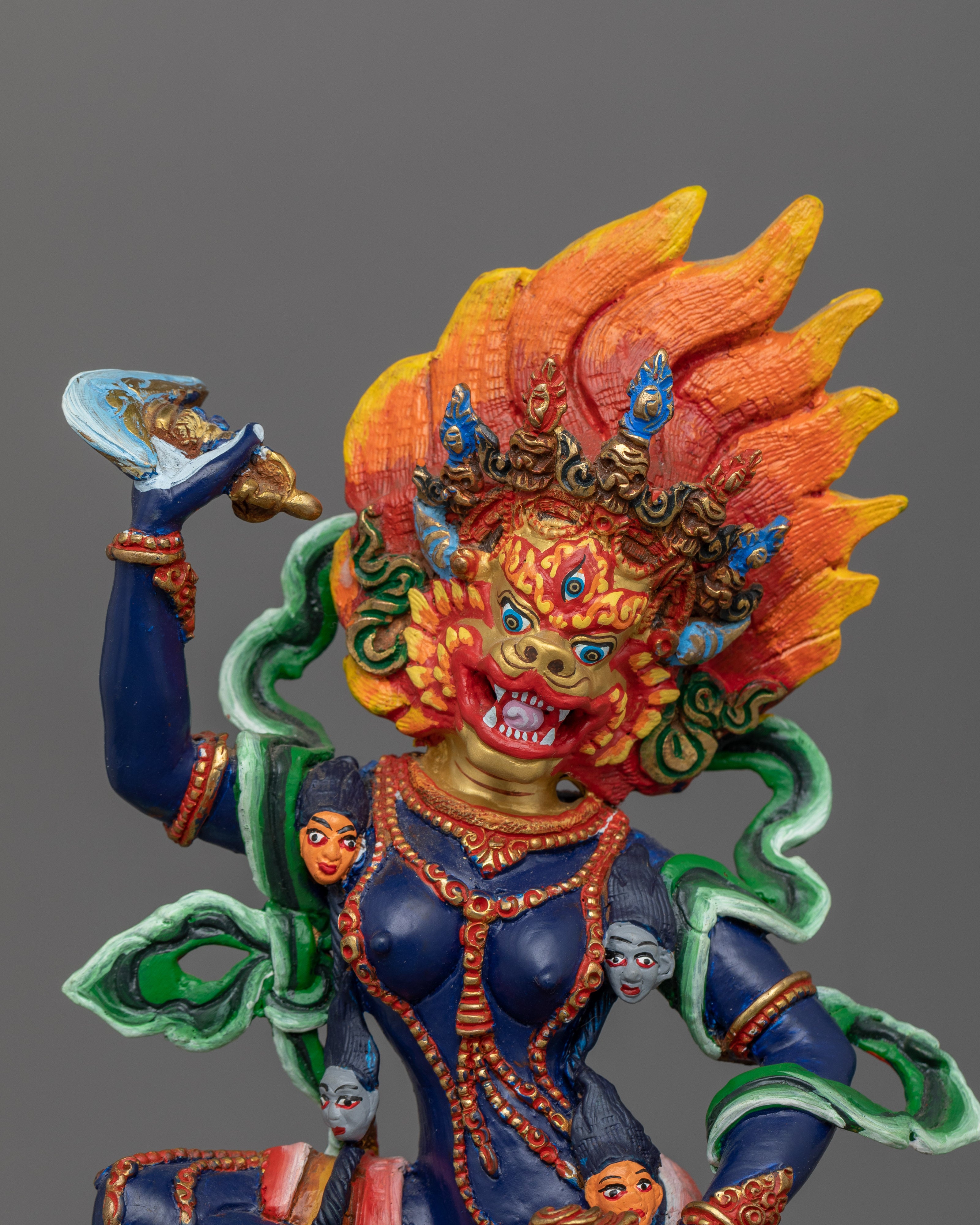 Simha mukha Wrathful Deity | Wrathful Compassion