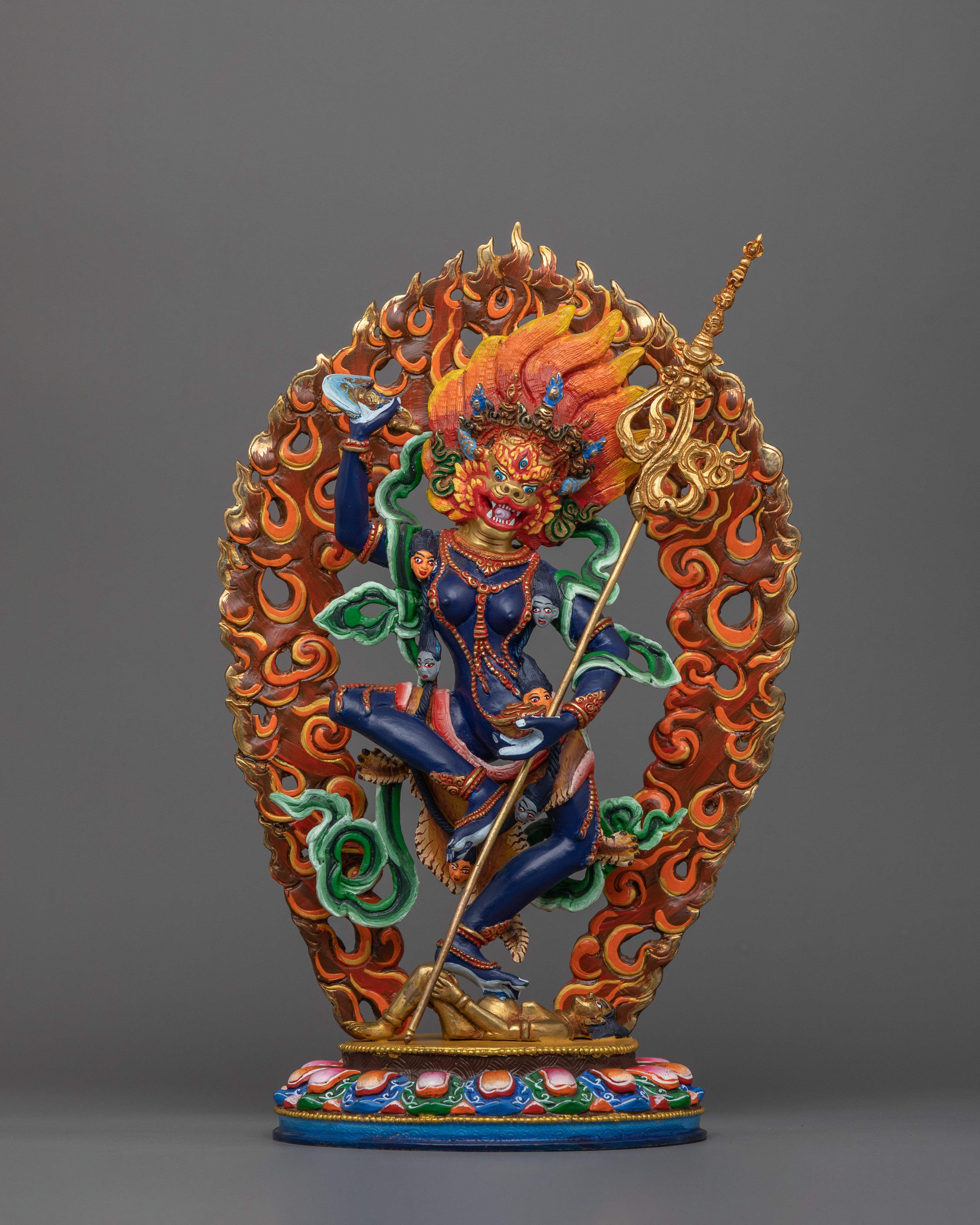 Simha mukha Wrathful Deity | Wrathful Compassion