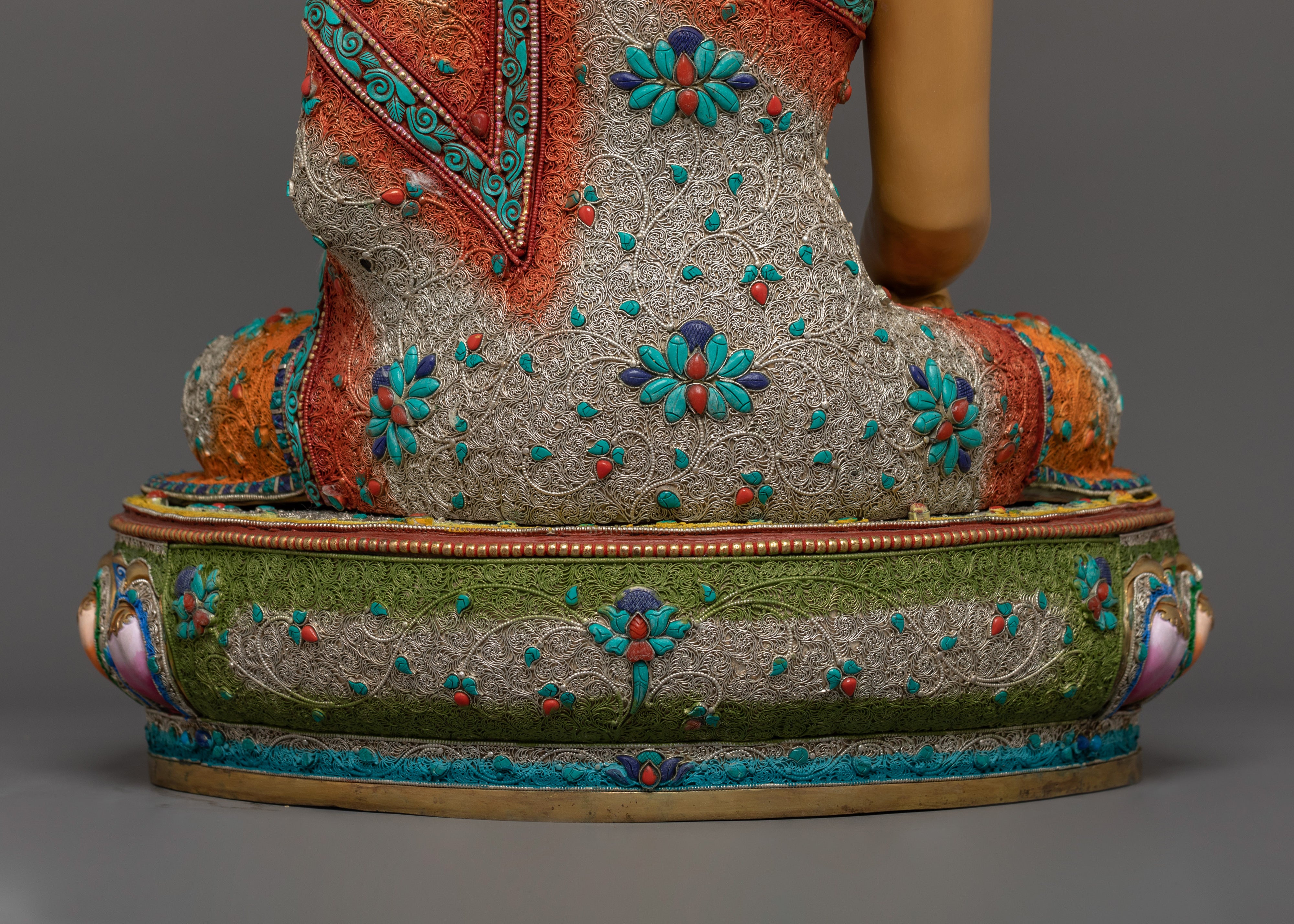 Royal Shakyamuni Buddha with Beautiful Crown | Divine Wisdom Symbol