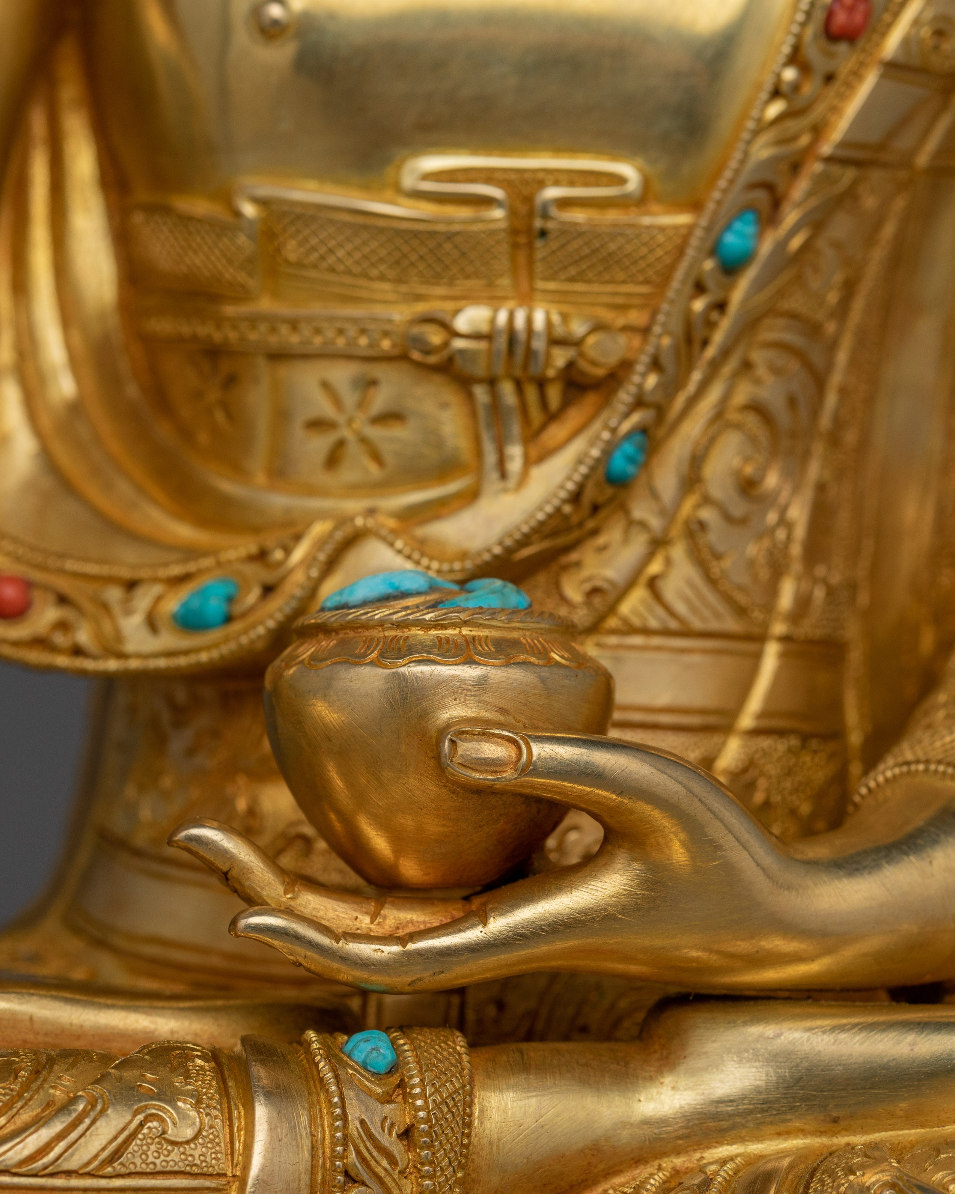 Himalayan Sculpture of Shakyamuni Buddha | Handcrafted Tibetan Art