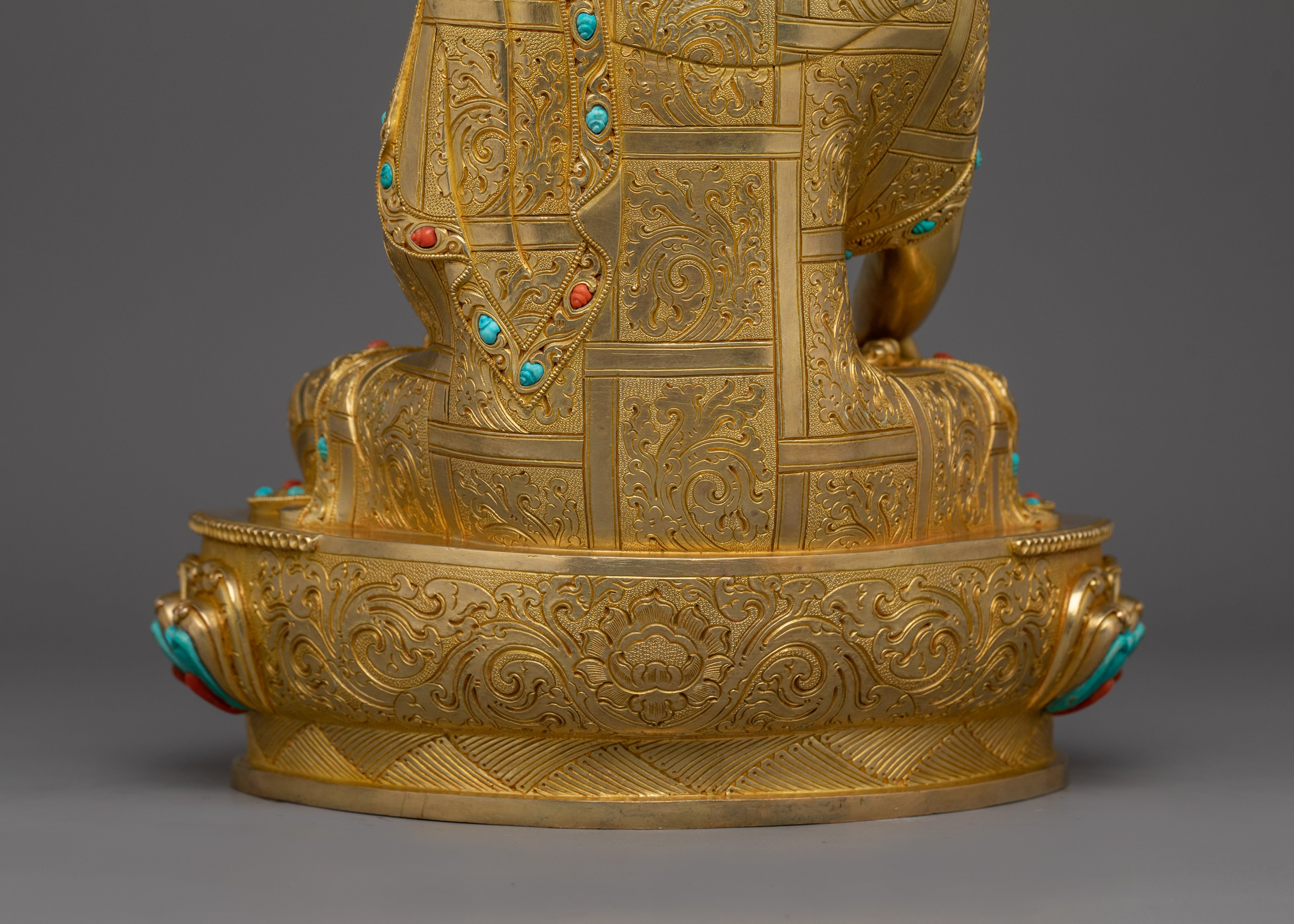 Himalayan Sculpture of Shakyamuni Buddha | Handcrafted Tibetan Art