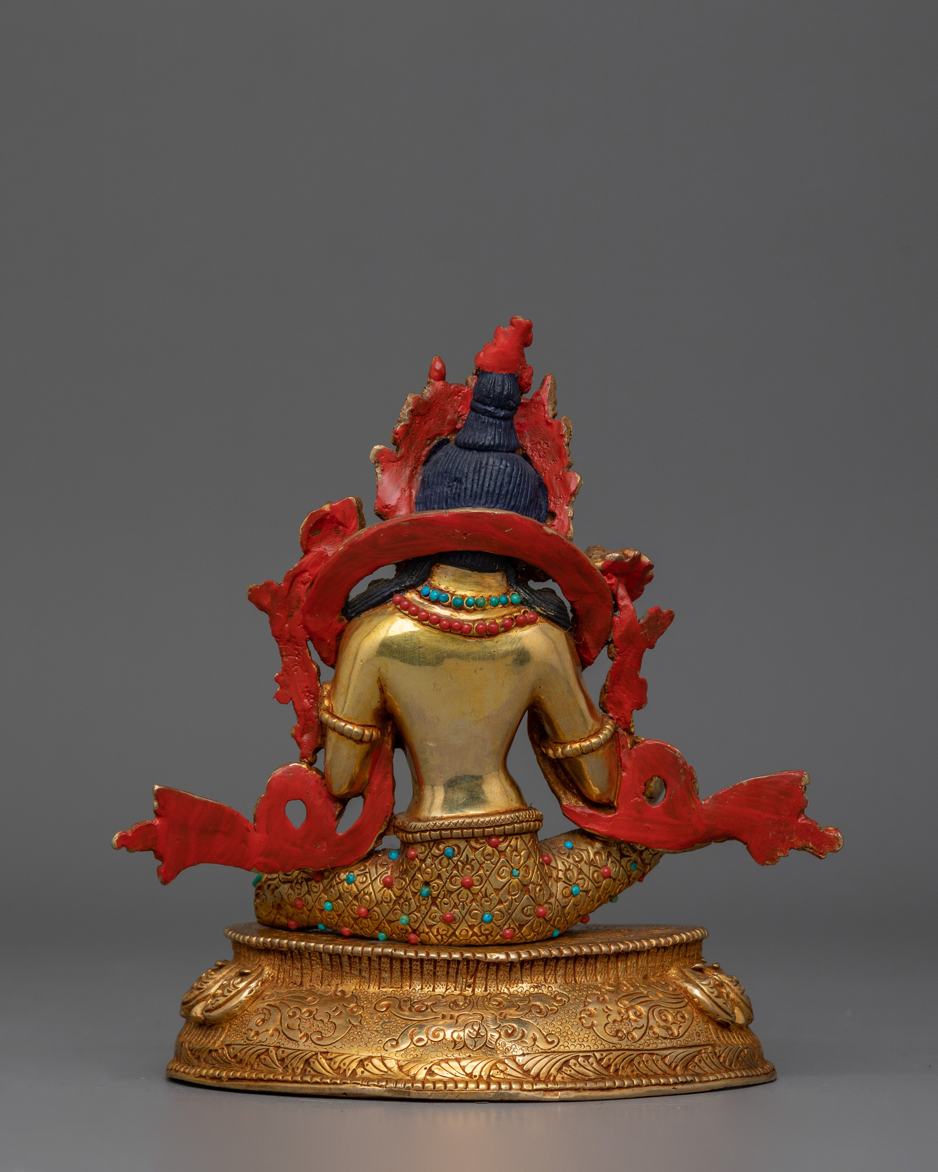 Handcrafted Green Tara Statue | Divine Green Tara Altar Figurine