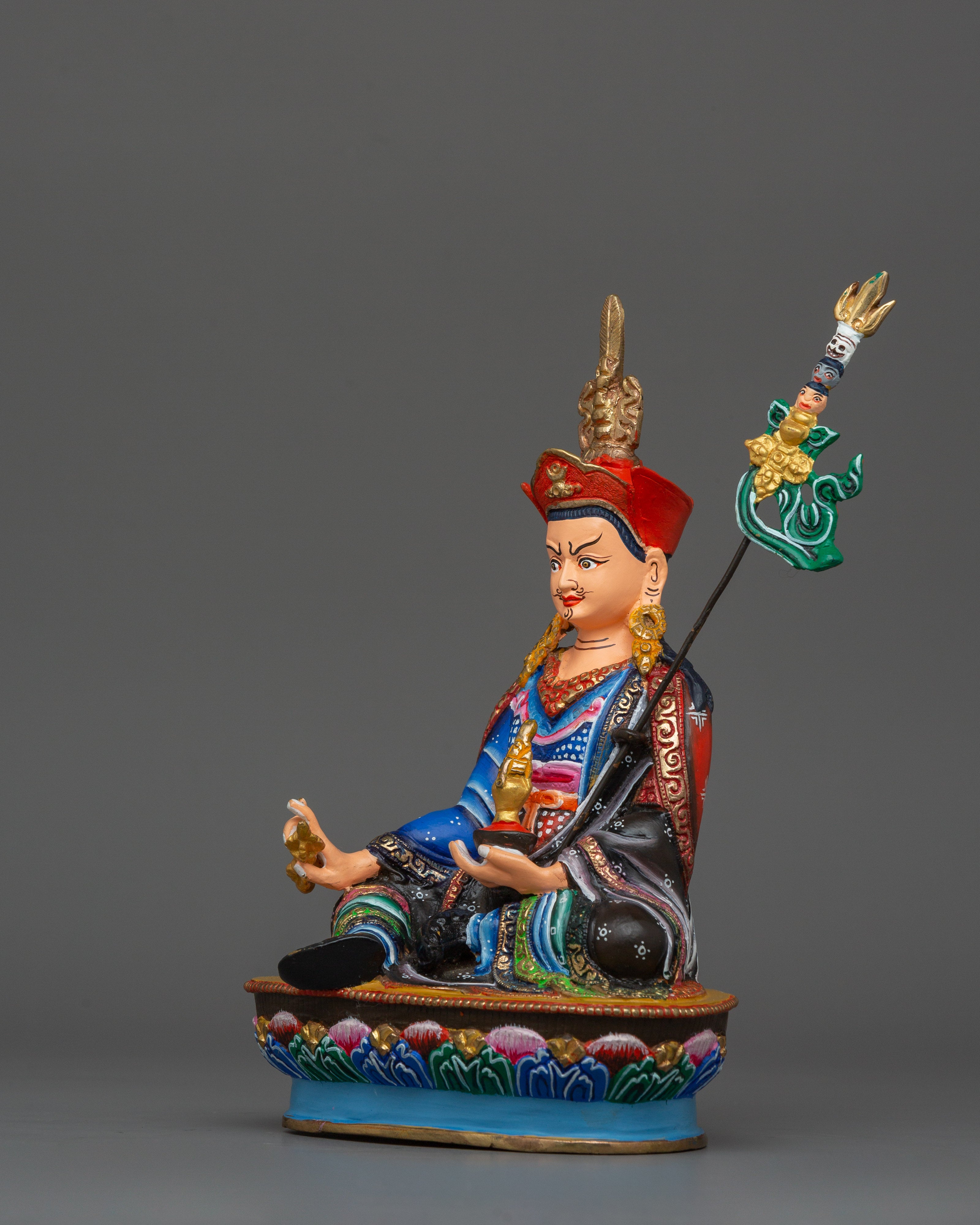 Traditional Sculpture of Guru Rinpoche | Divine Protector