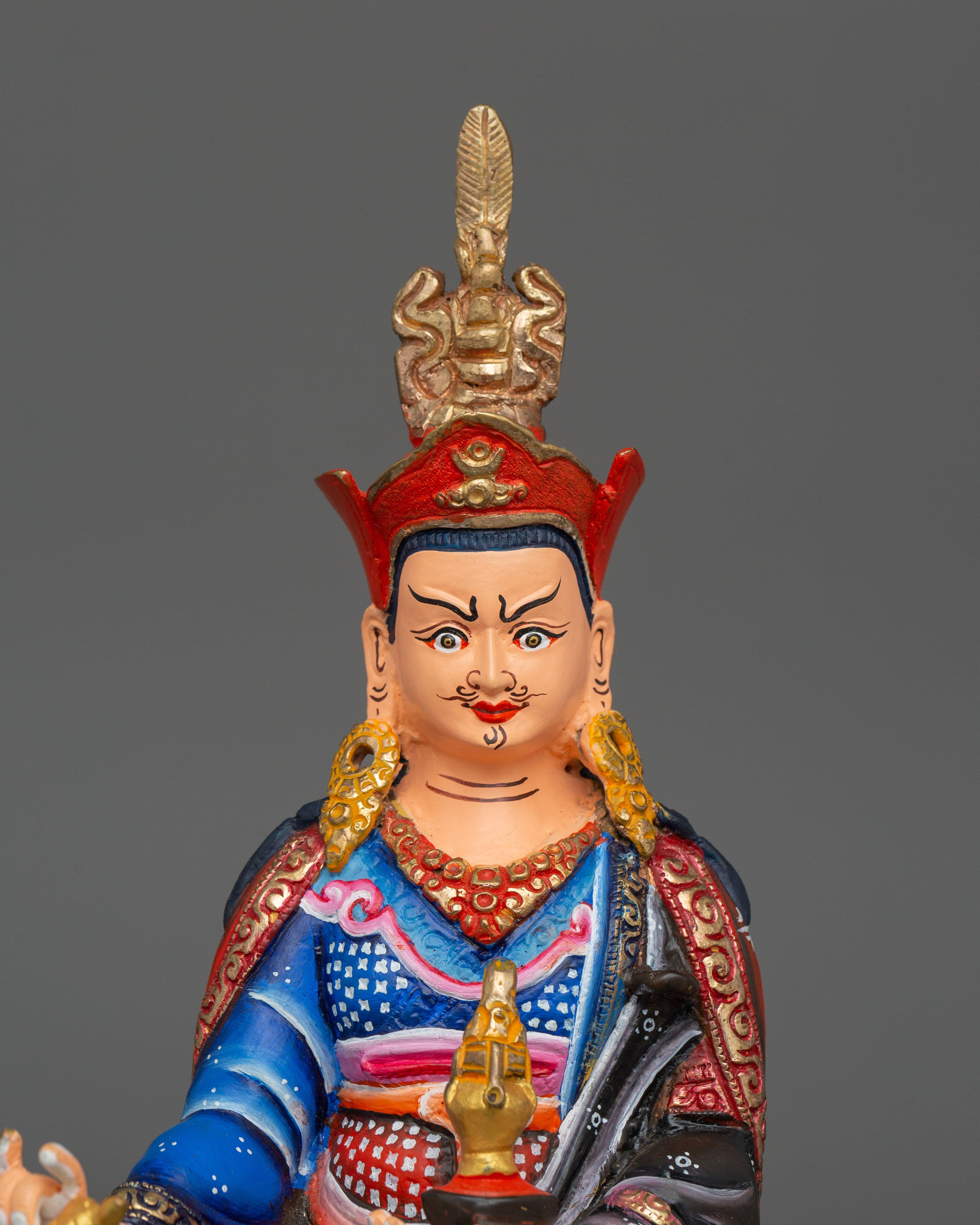 Traditional Sculpture of Guru Rinpoche | Divine Protector