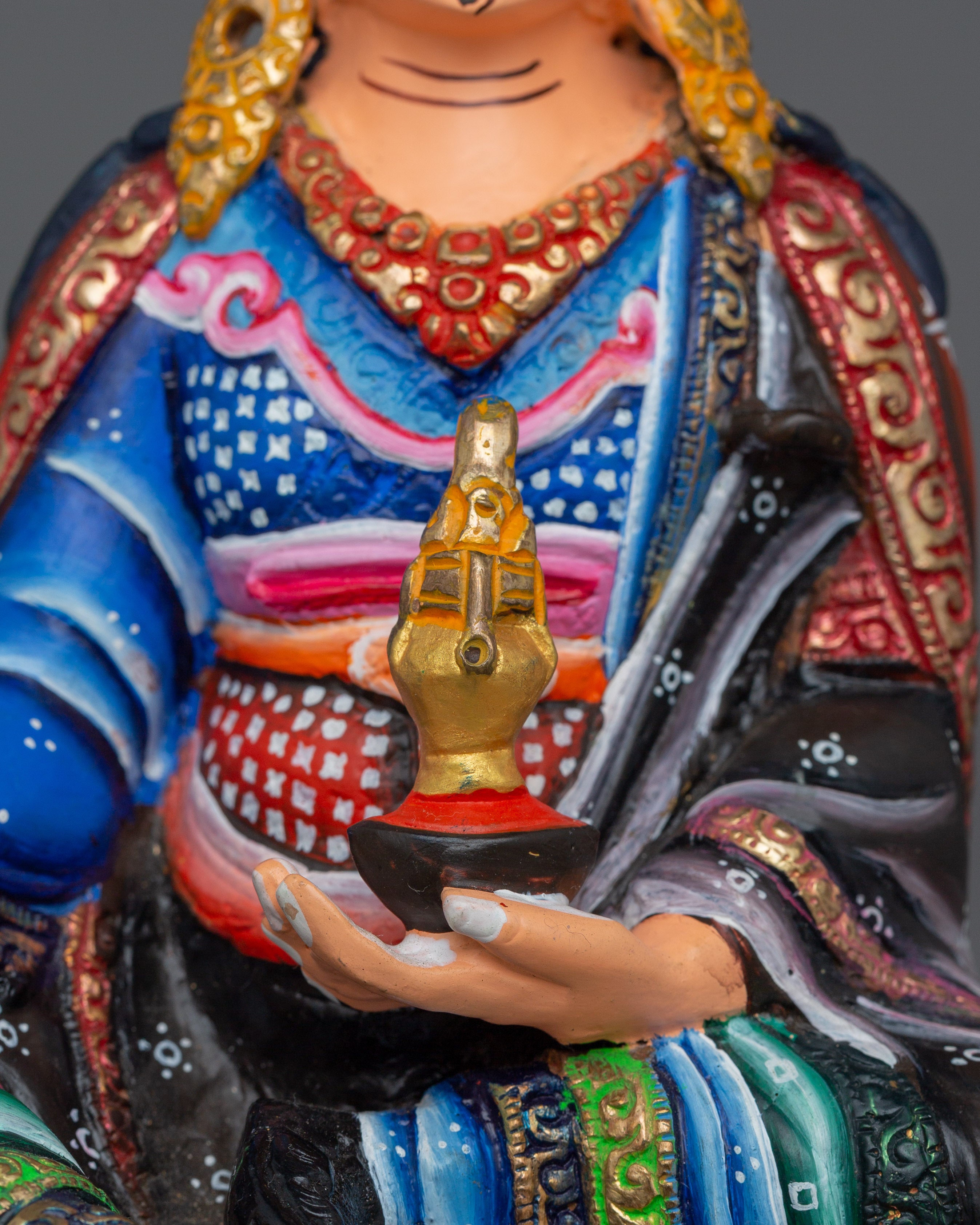 Traditional Sculpture of Guru Rinpoche | Divine Protector