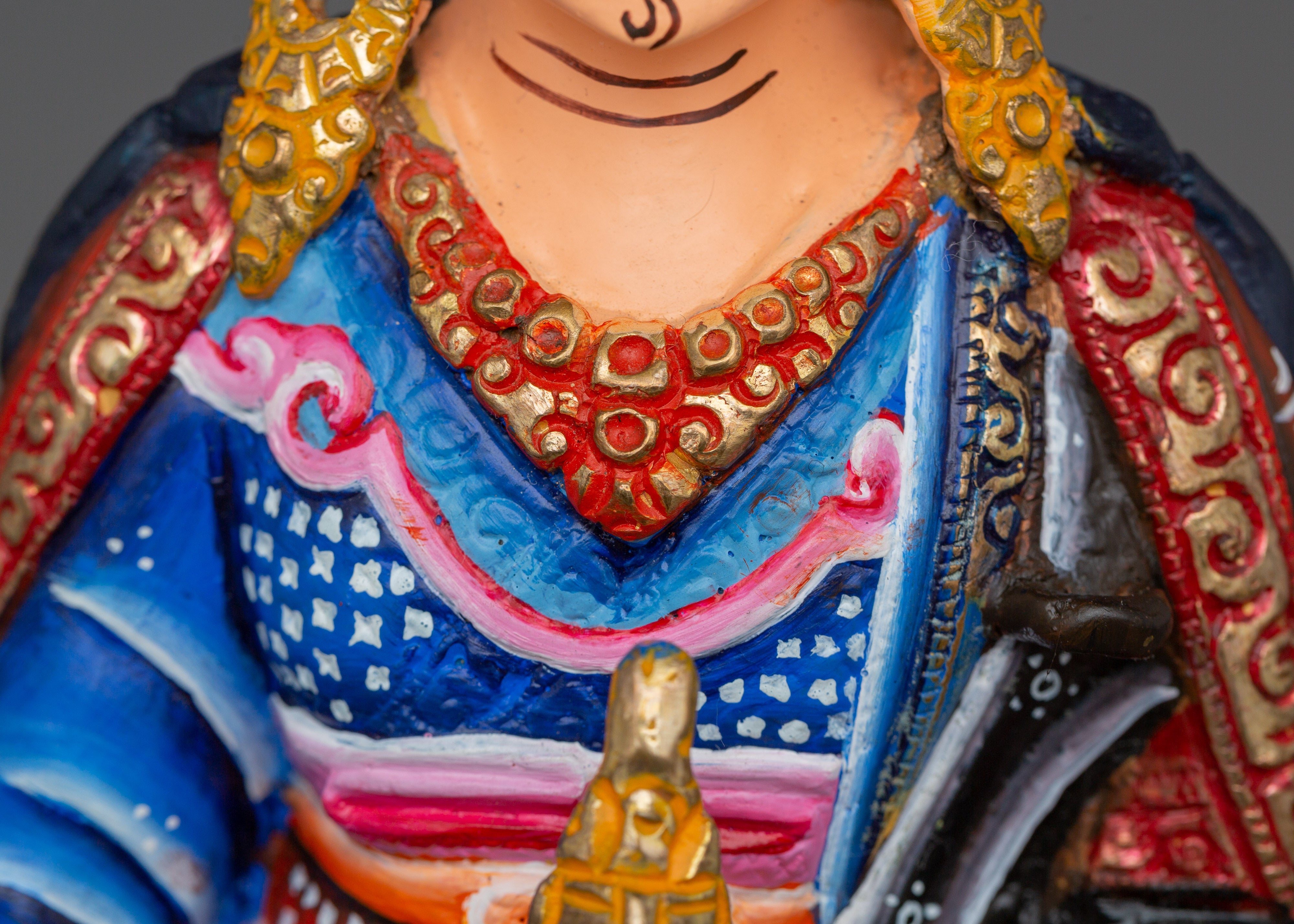 Traditional Sculpture of Guru Rinpoche | Divine Protector