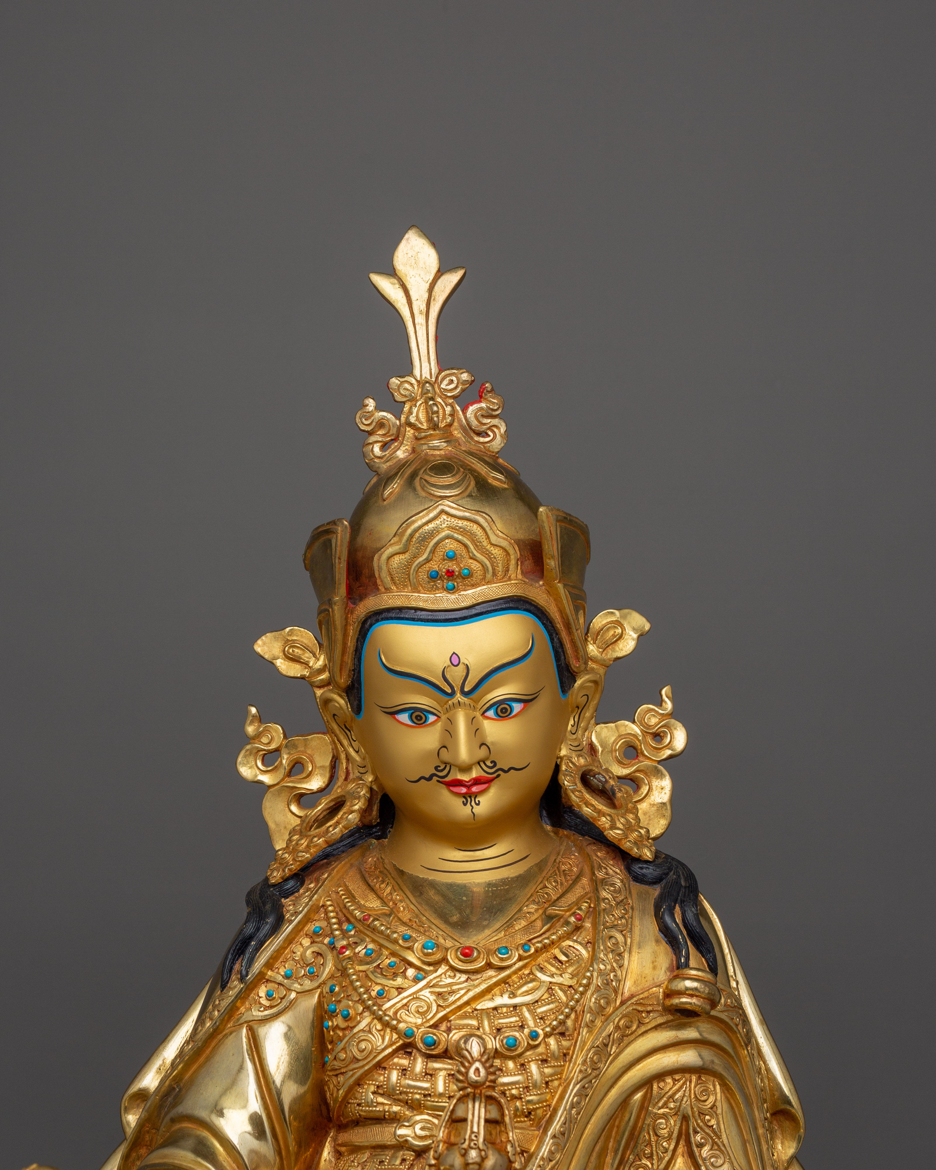 Himalayan Sculpture of Guru Rinpoche | The Master of Tantric Wisdom