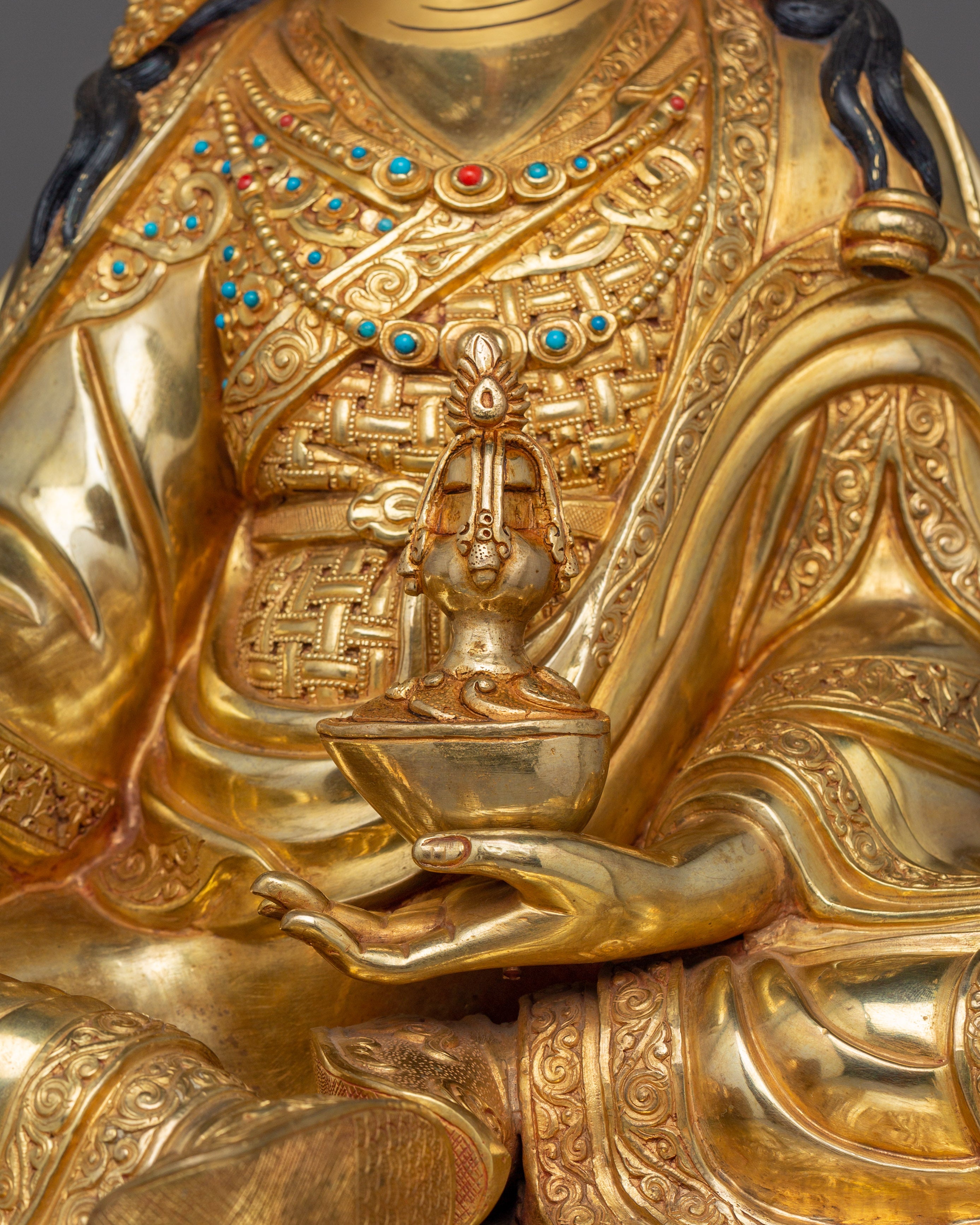 Himalayan Sculpture of Guru Rinpoche | The Master of Tantric Wisdom