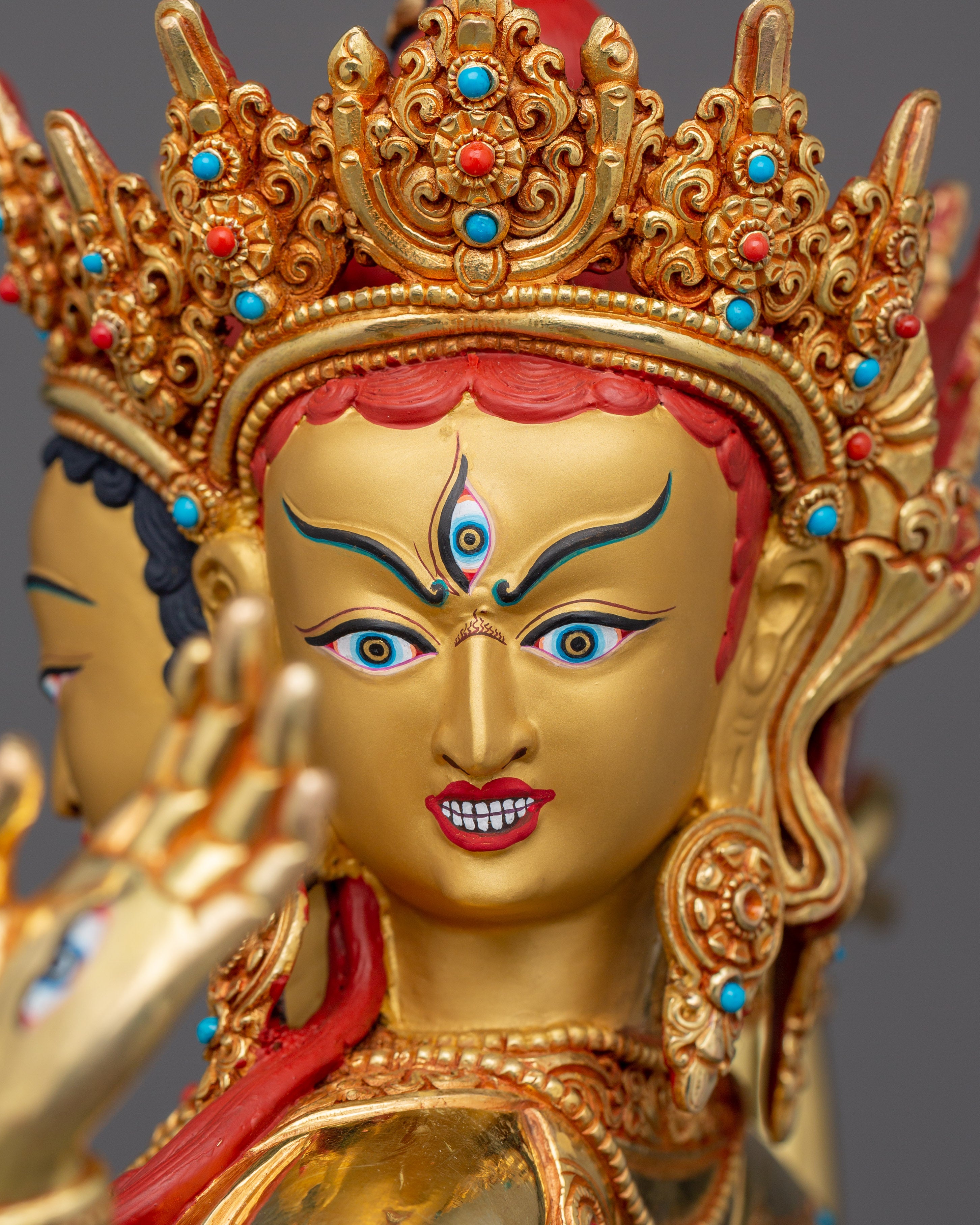 Handmade Sculpture of Namgyalma | The Compassionate Goddess of Longevity
