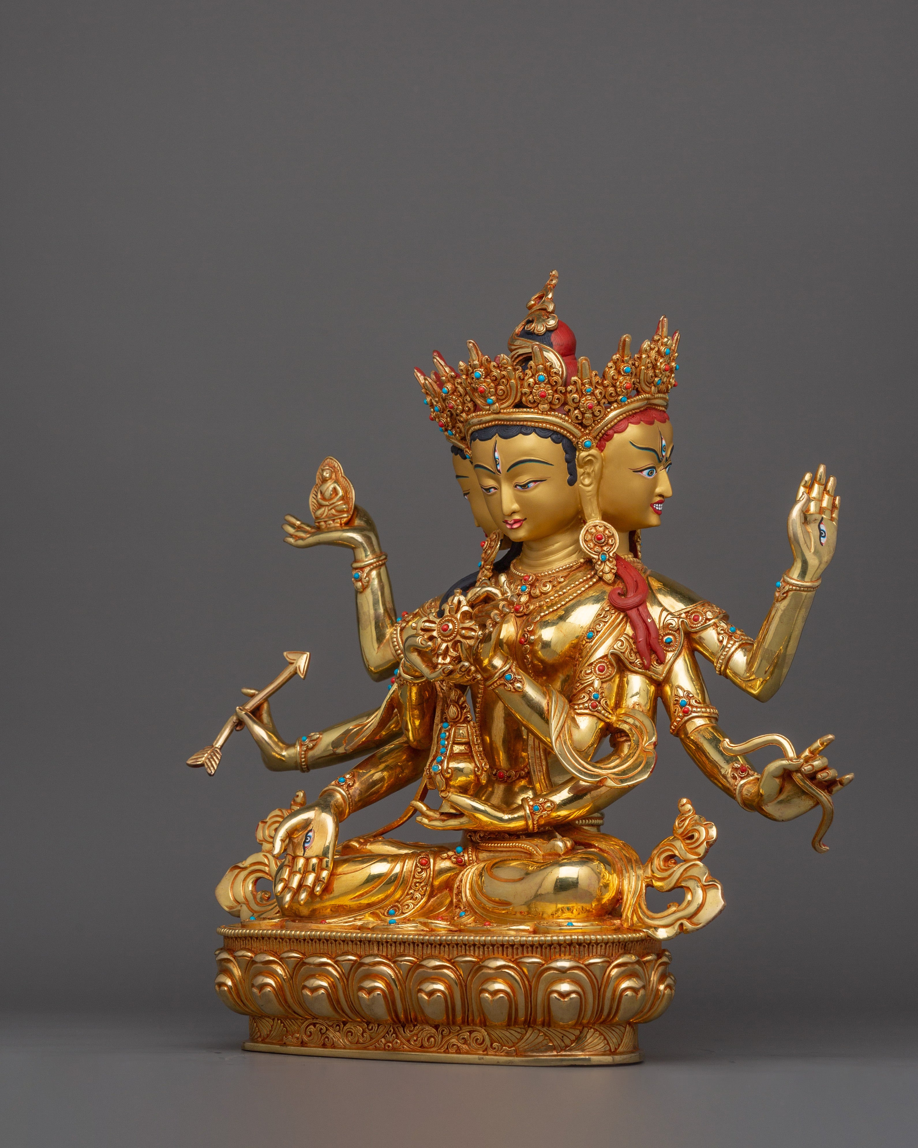 Handmade Sculpture of Namgyalma | The Compassionate Goddess of Longevity