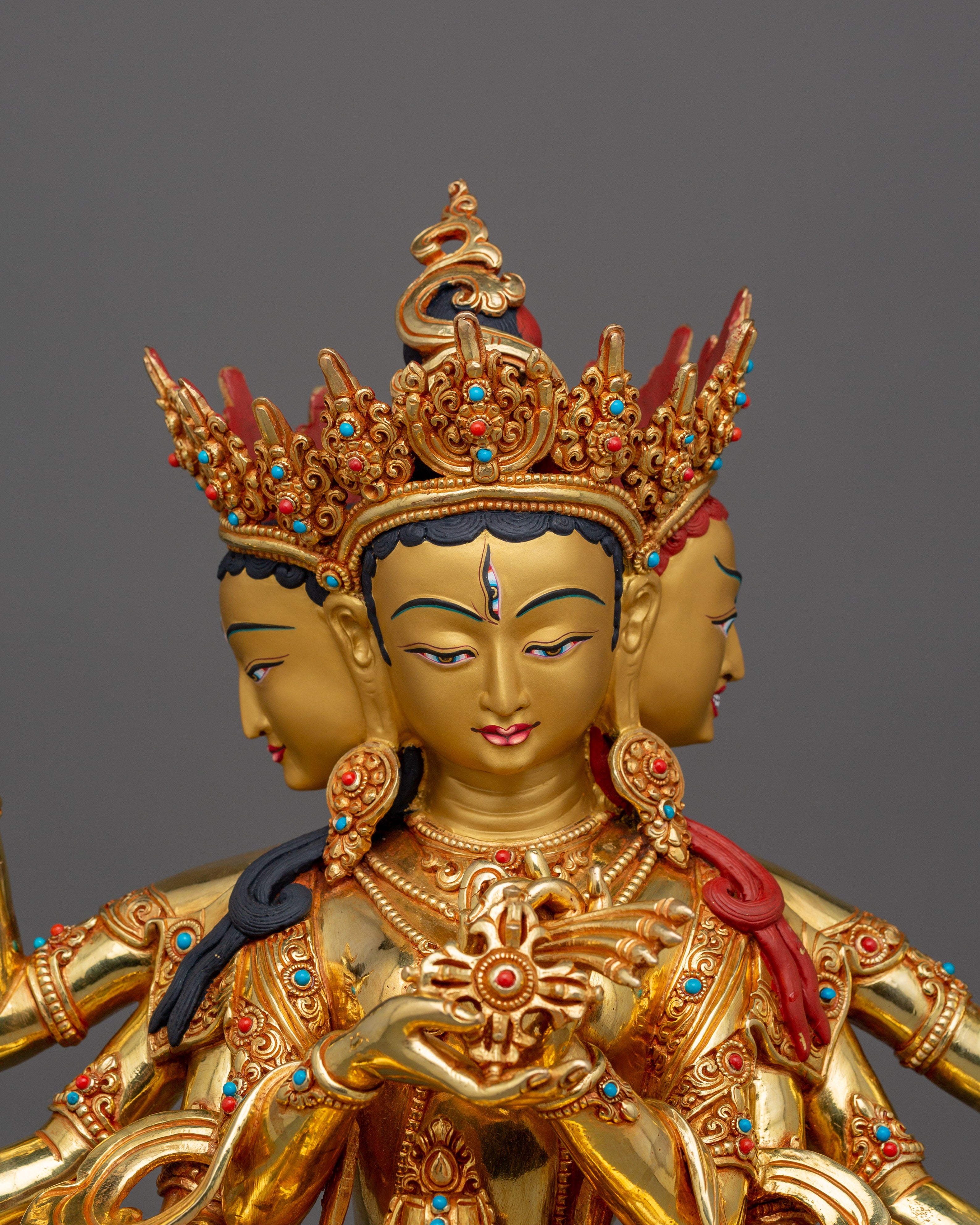 Handmade Sculpture of Namgyalma | The Compassionate Goddess of Longevity