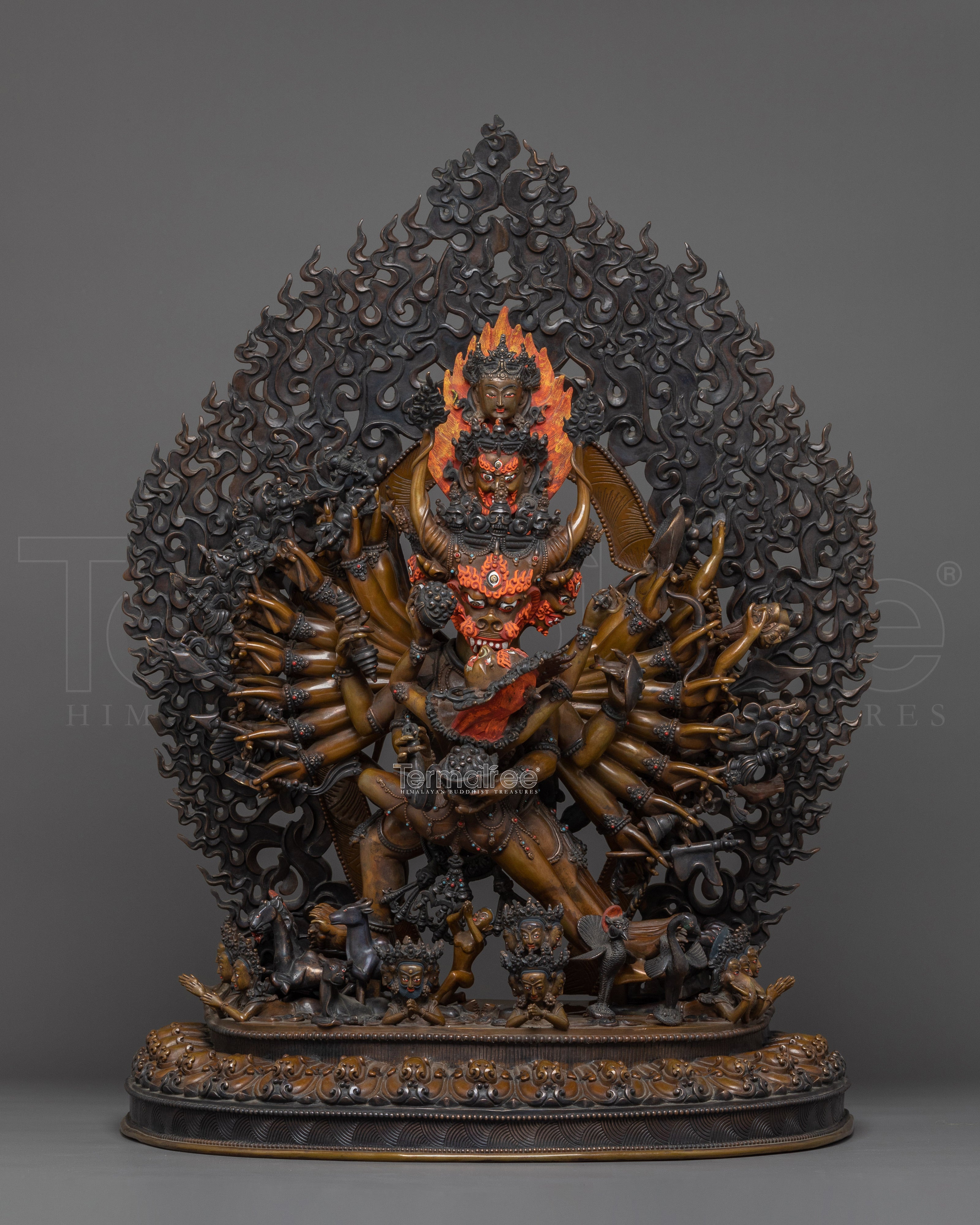 Traditional Sculpture of Yamantaka | The Wrathful Manifestation of Compassion