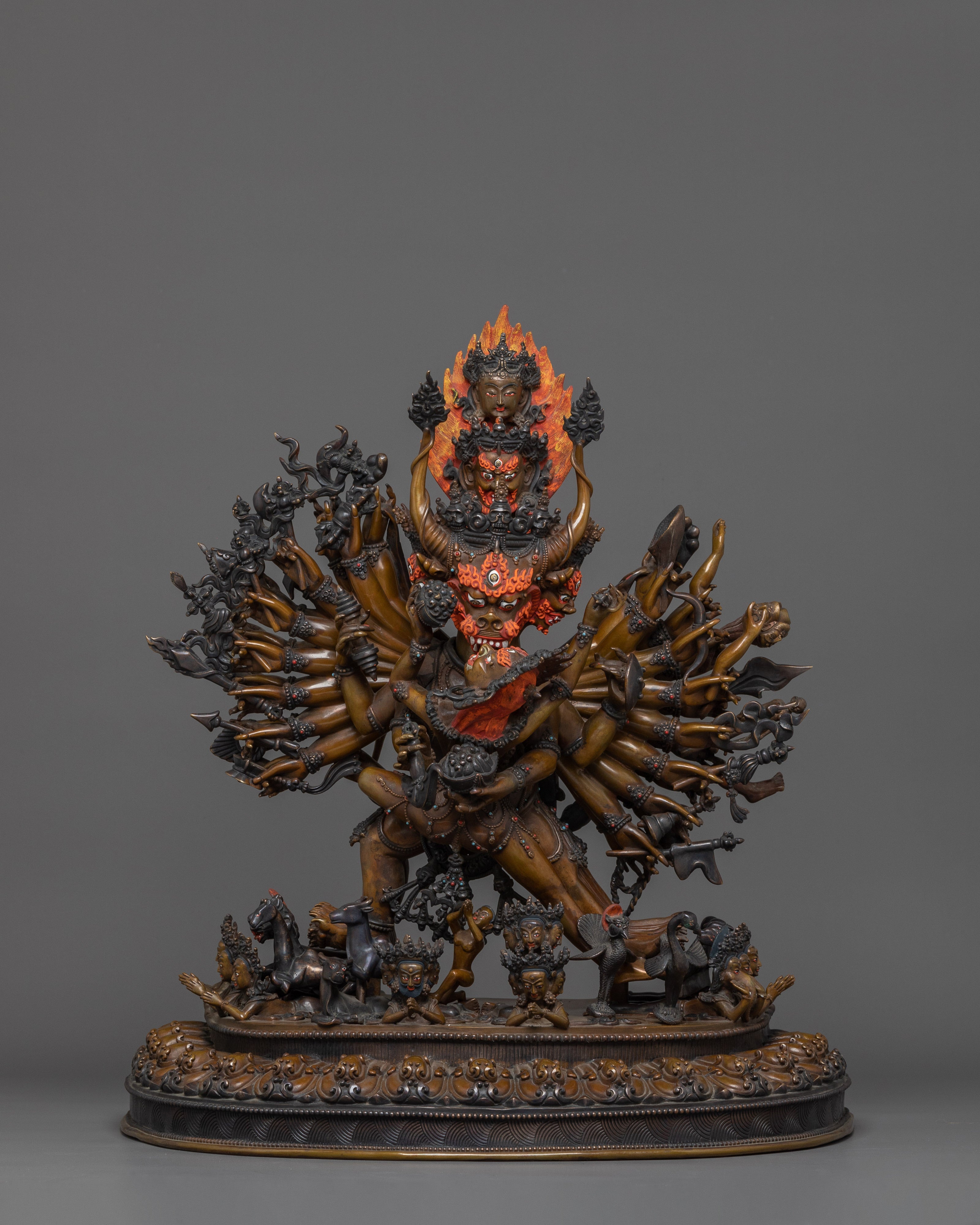 Traditional Sculpture of Yamantaka | The Wrathful Manifestation of Compassion
