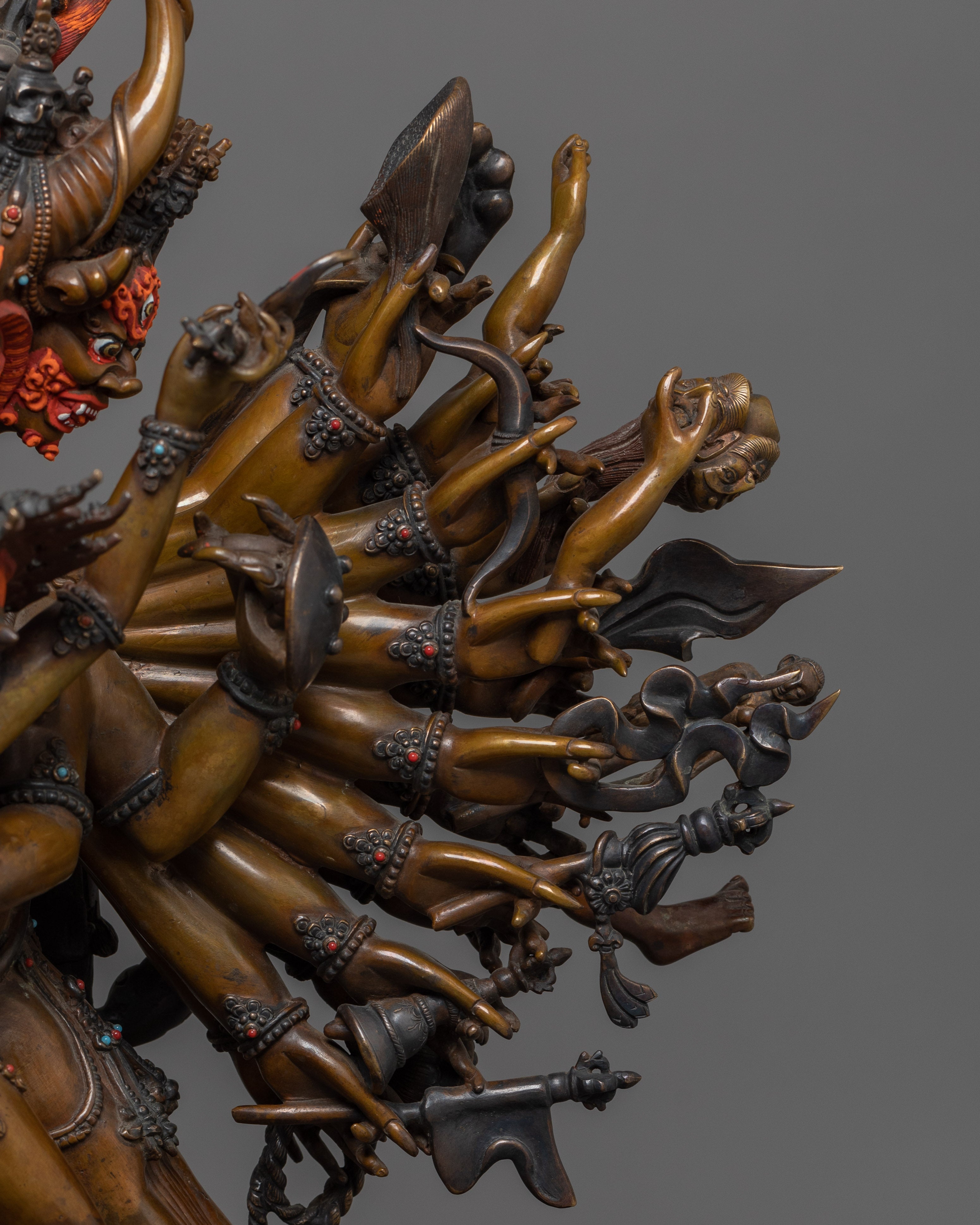 Traditional Sculpture of Yamantaka | The Wrathful Manifestation of Compassion