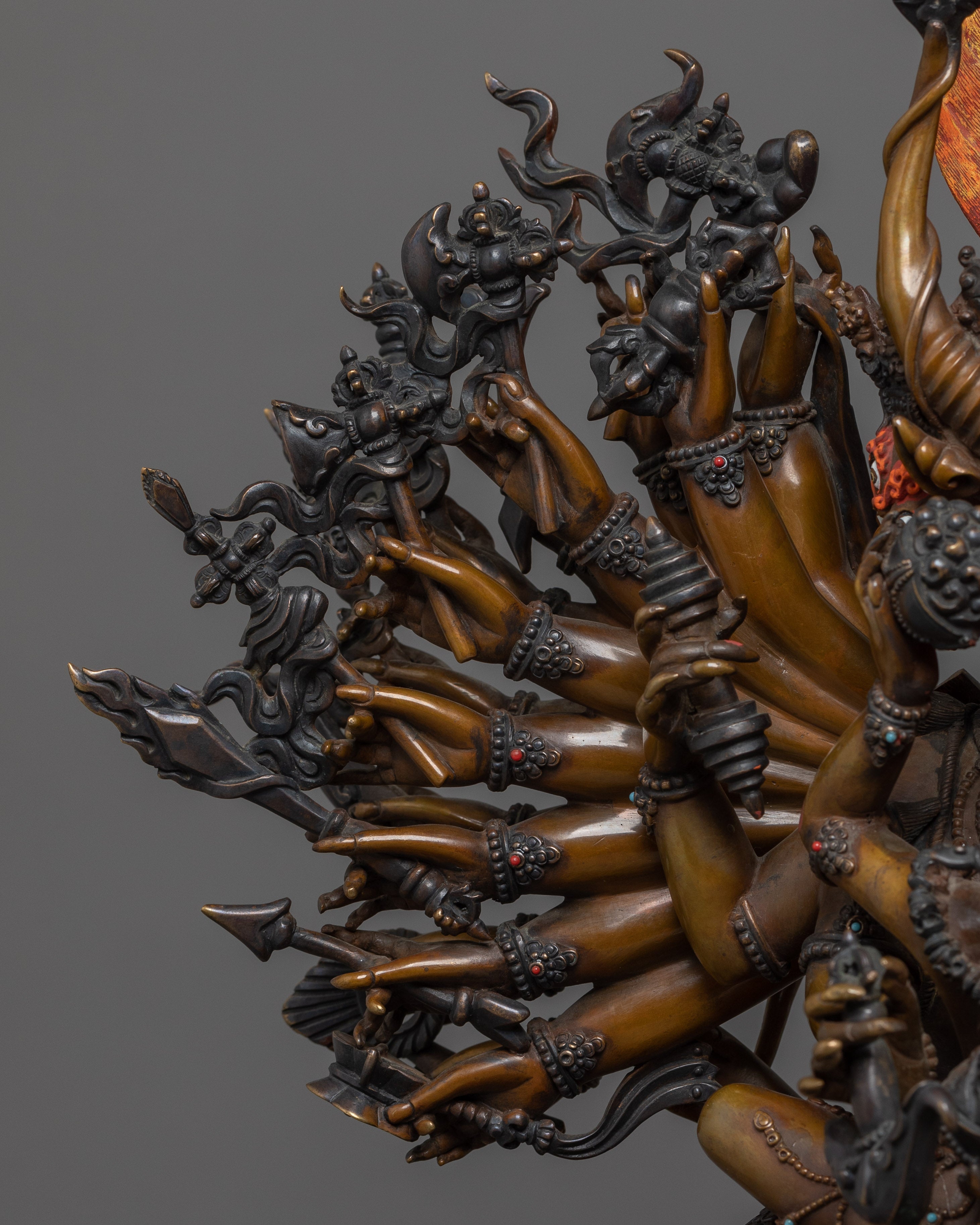 Traditional Sculpture of Yamantaka | The Wrathful Manifestation of Compassion