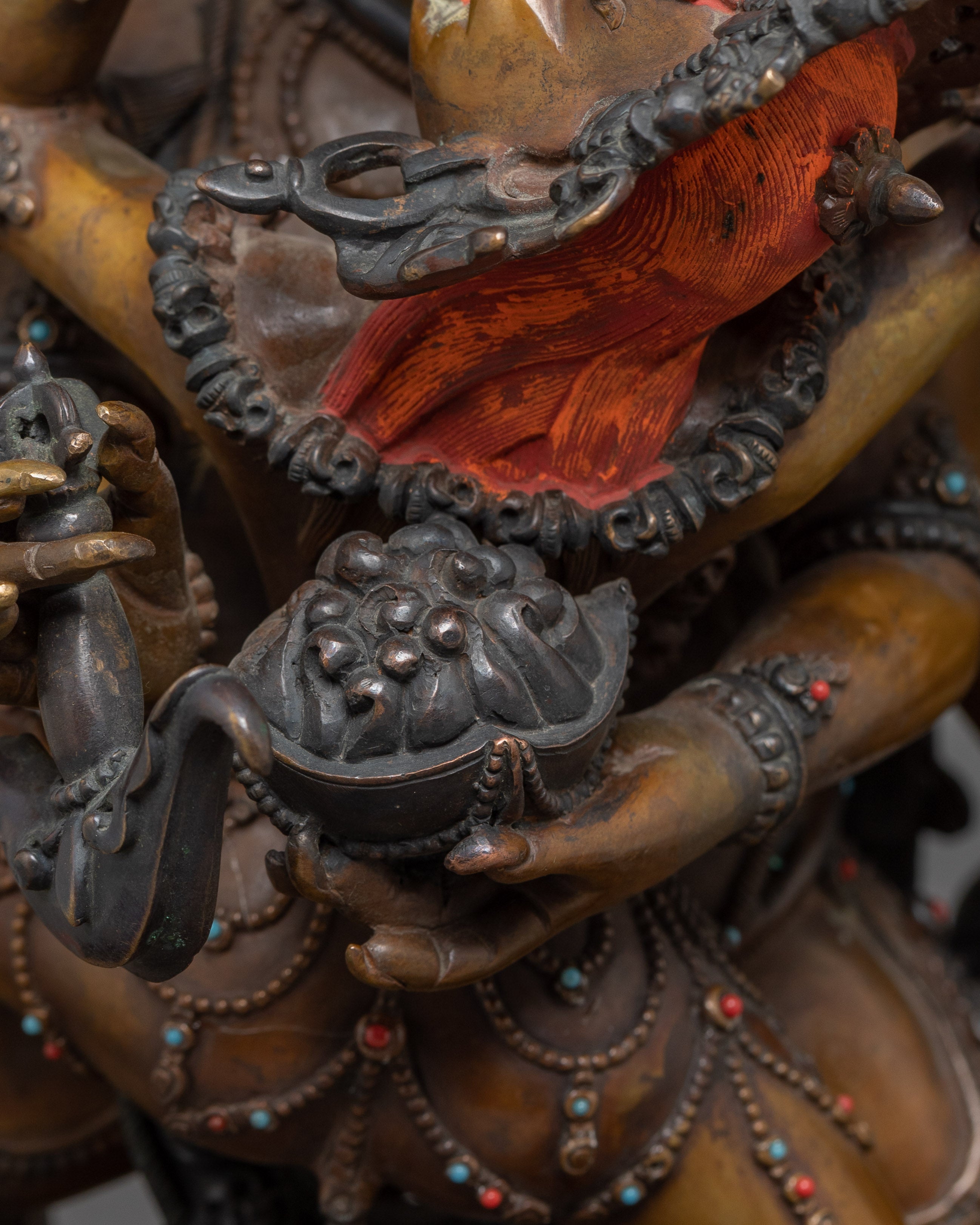 Traditional Sculpture of Yamantaka | The Wrathful Manifestation of Compassion