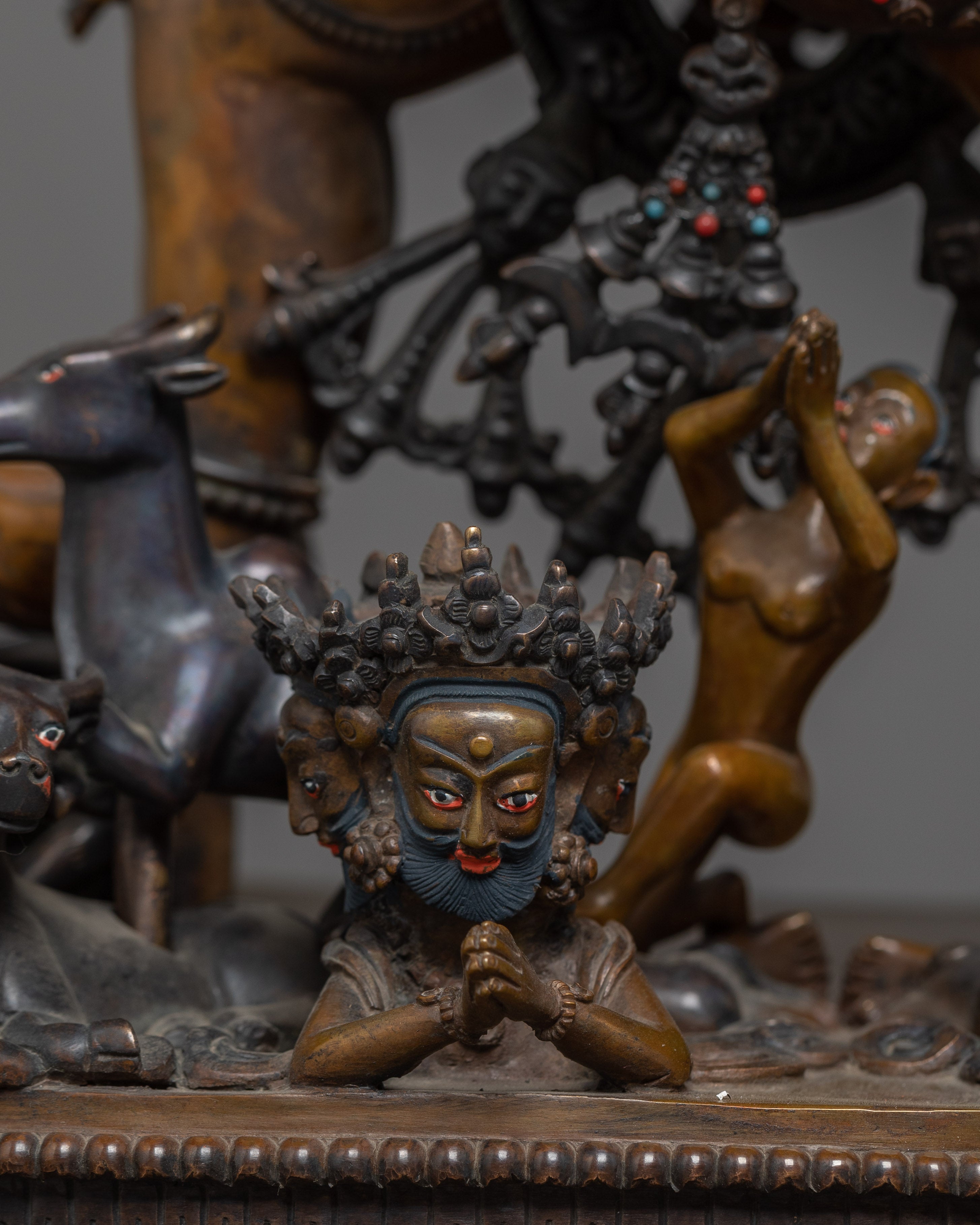 Traditional Sculpture of Yamantaka | The Wrathful Manifestation of Compassion