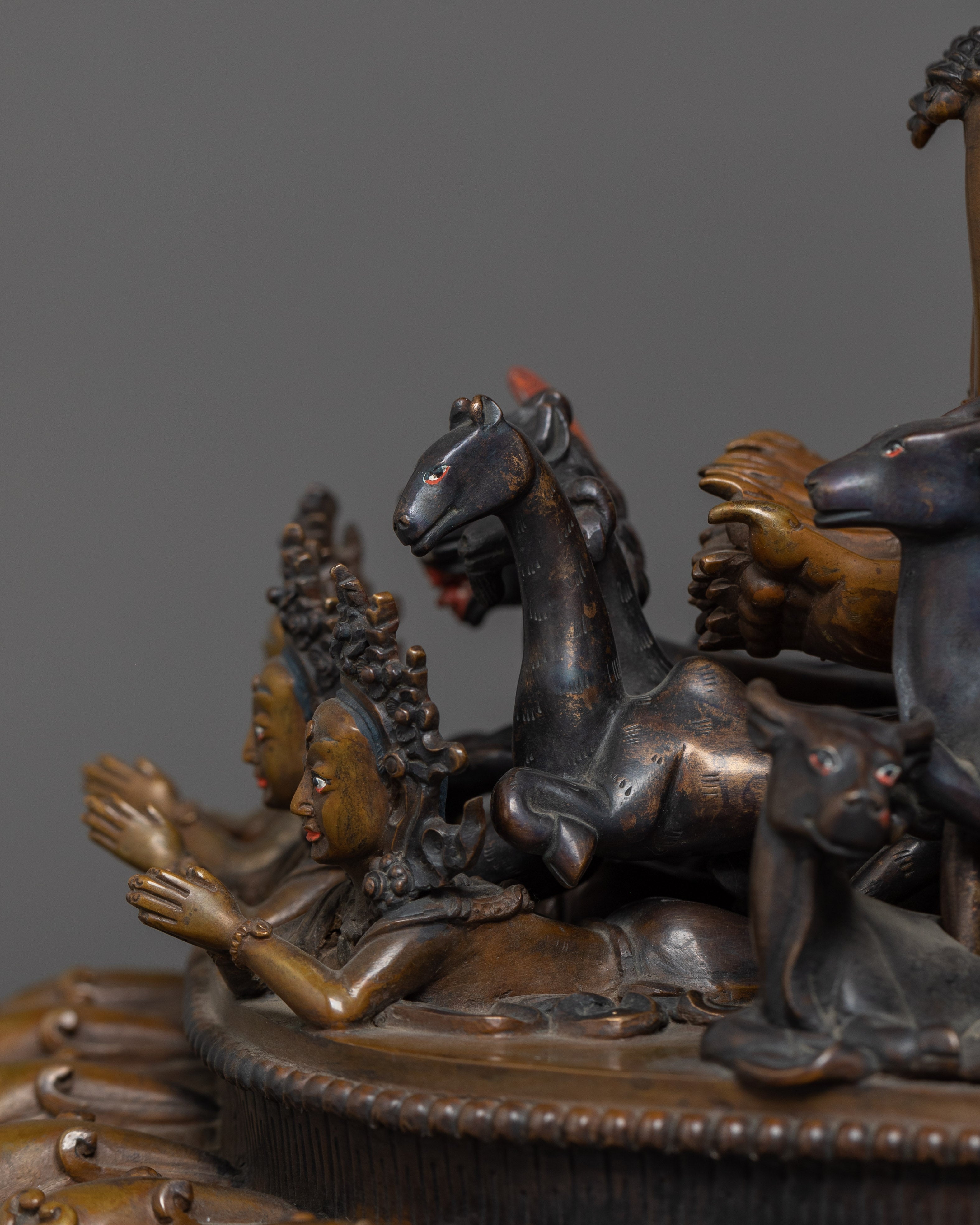 Traditional Sculpture of Yamantaka | The Wrathful Manifestation of Compassion