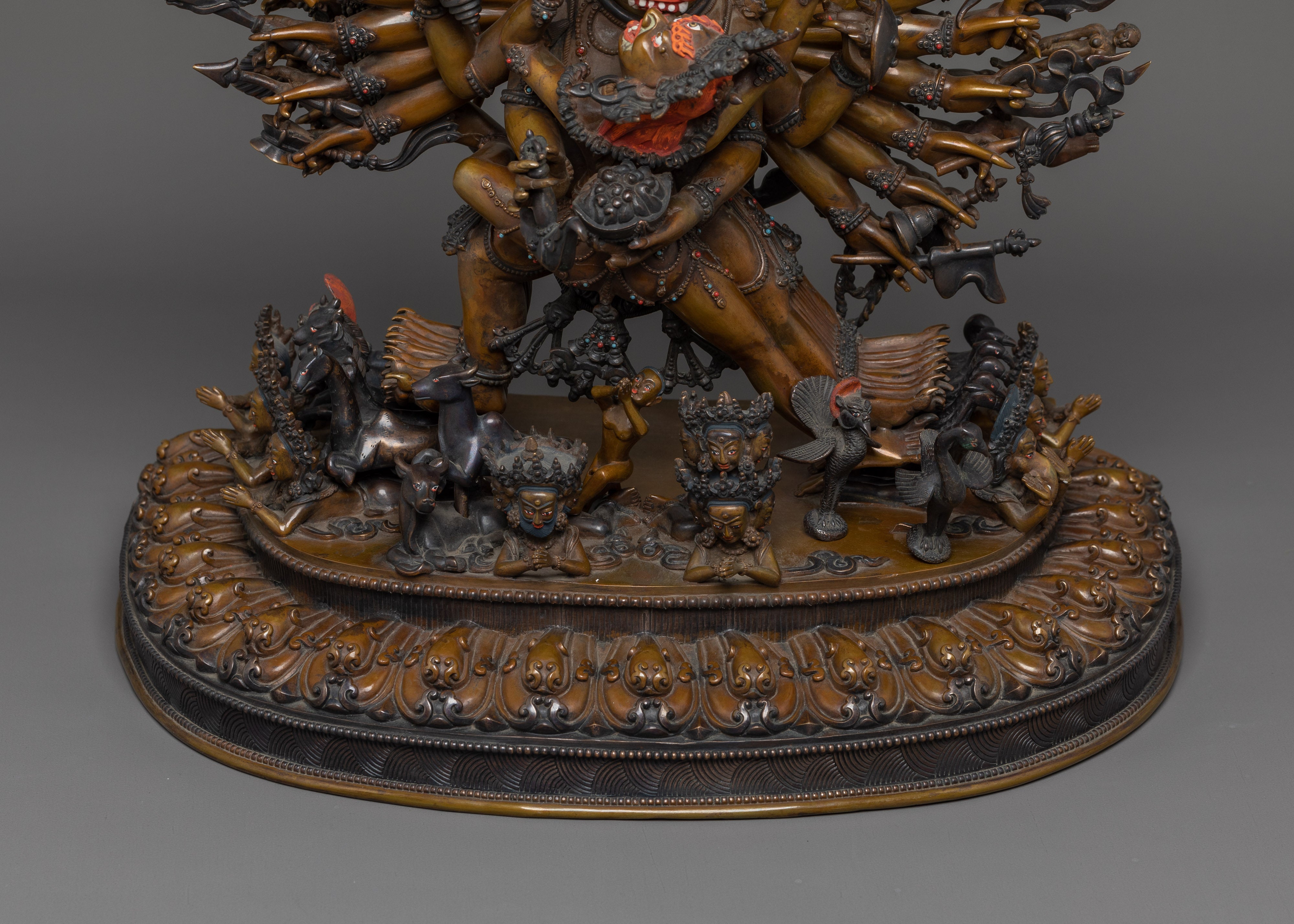 Traditional Sculpture of Yamantaka | The Wrathful Manifestation of Compassion