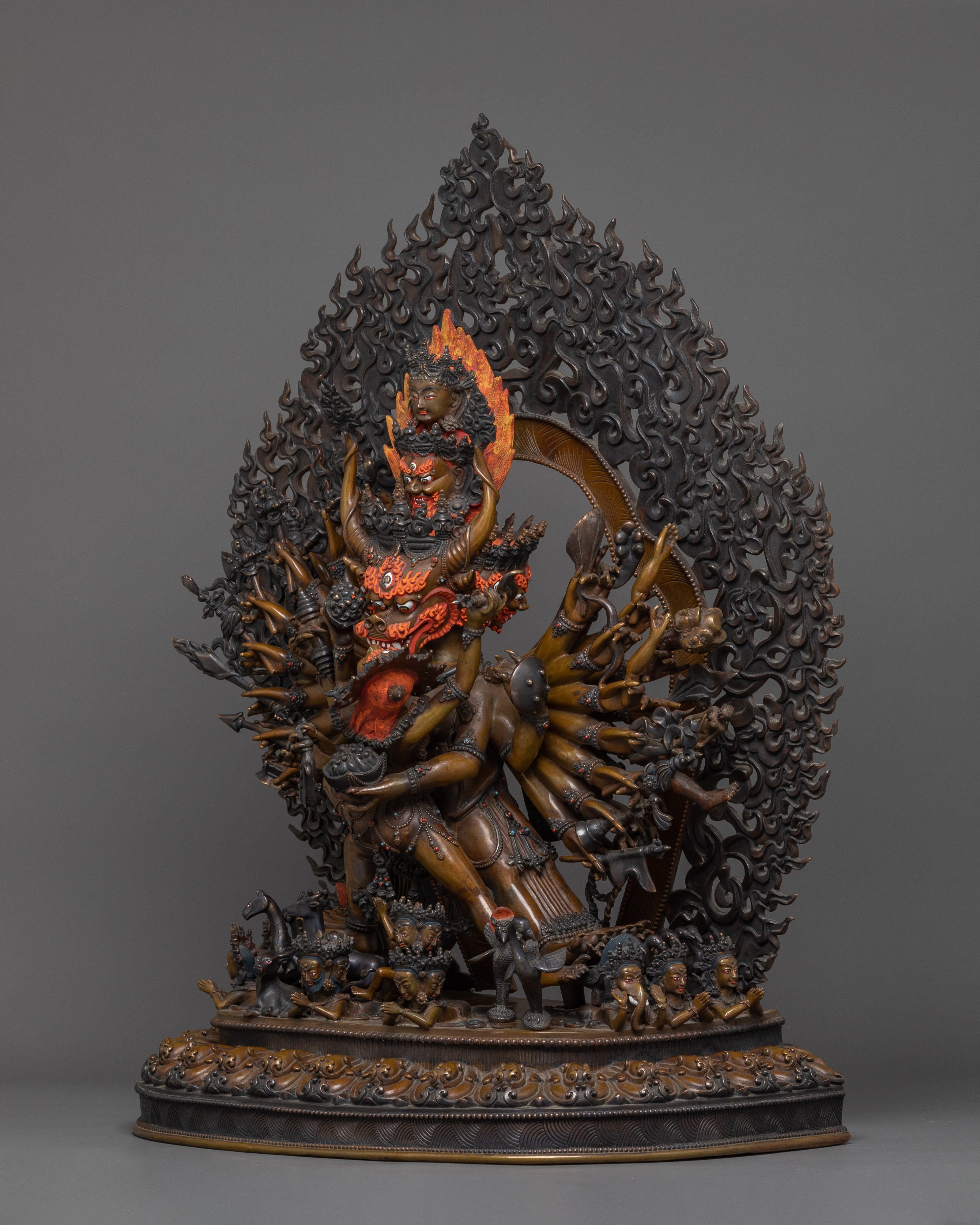 Traditional Sculpture of Yamantaka | The Wrathful Manifestation of Compassion