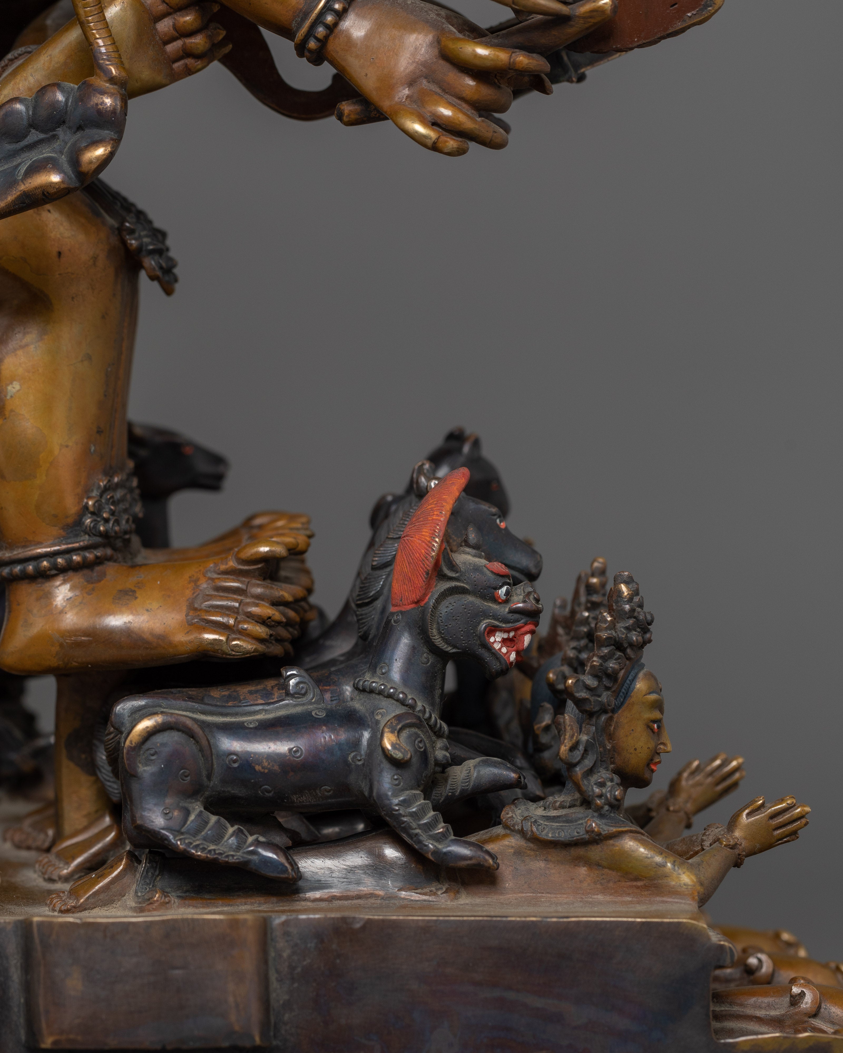 Traditional Sculpture of Yamantaka | The Wrathful Manifestation of Compassion