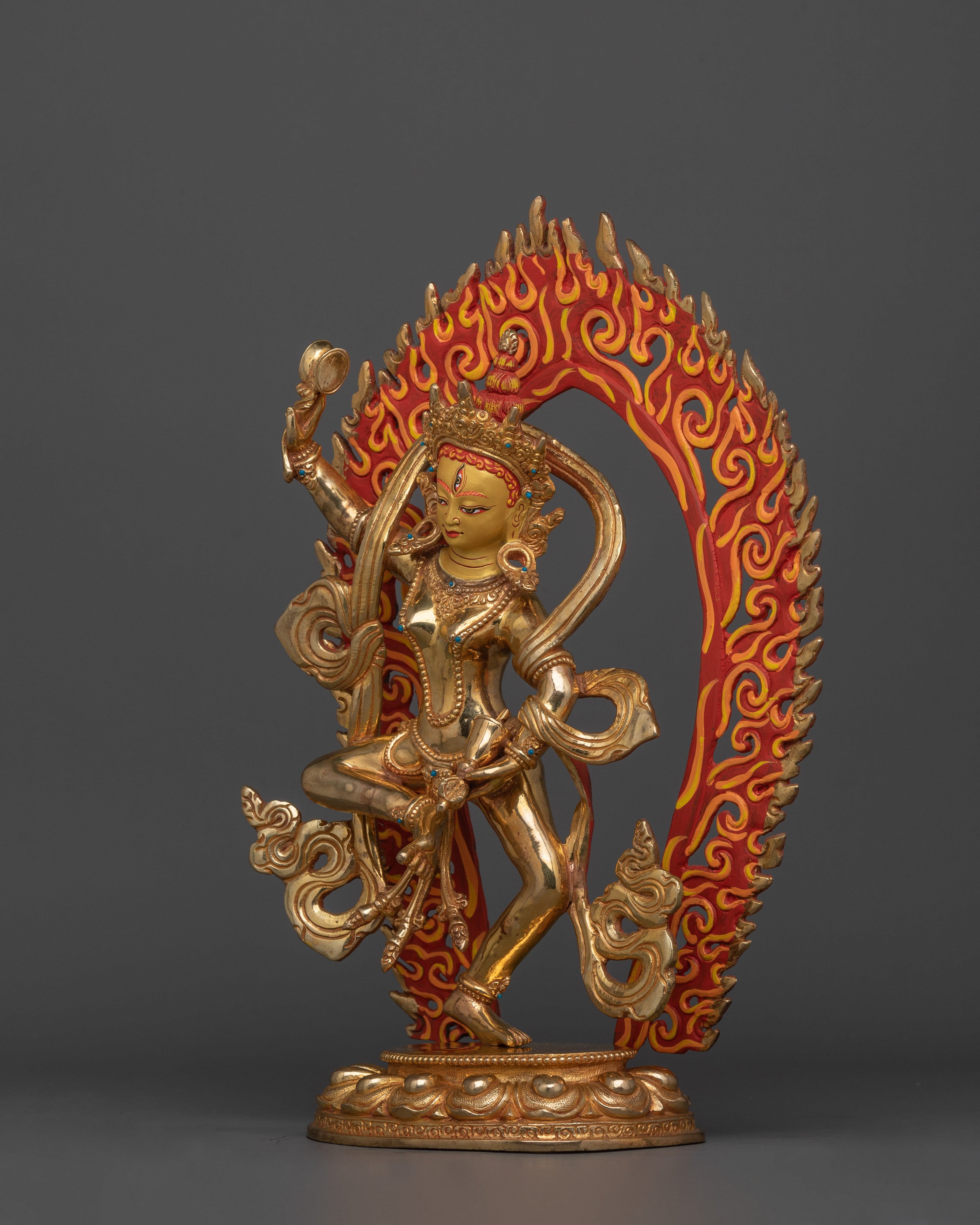 Traditional Statue of Machig Labdron | Female Buddhist Deity