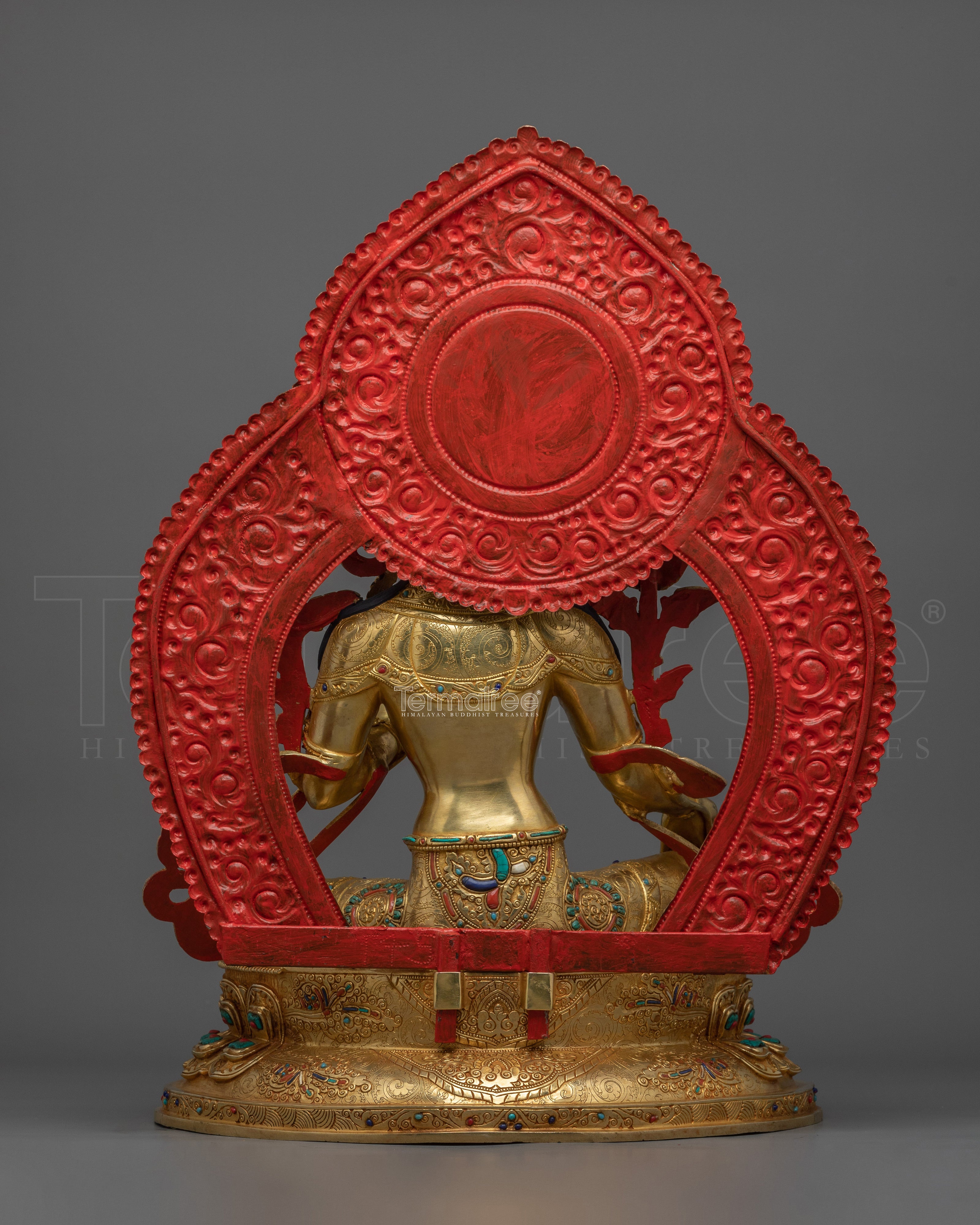 Buddhist Figurine Green Tara | Divine Feminine Sculpture