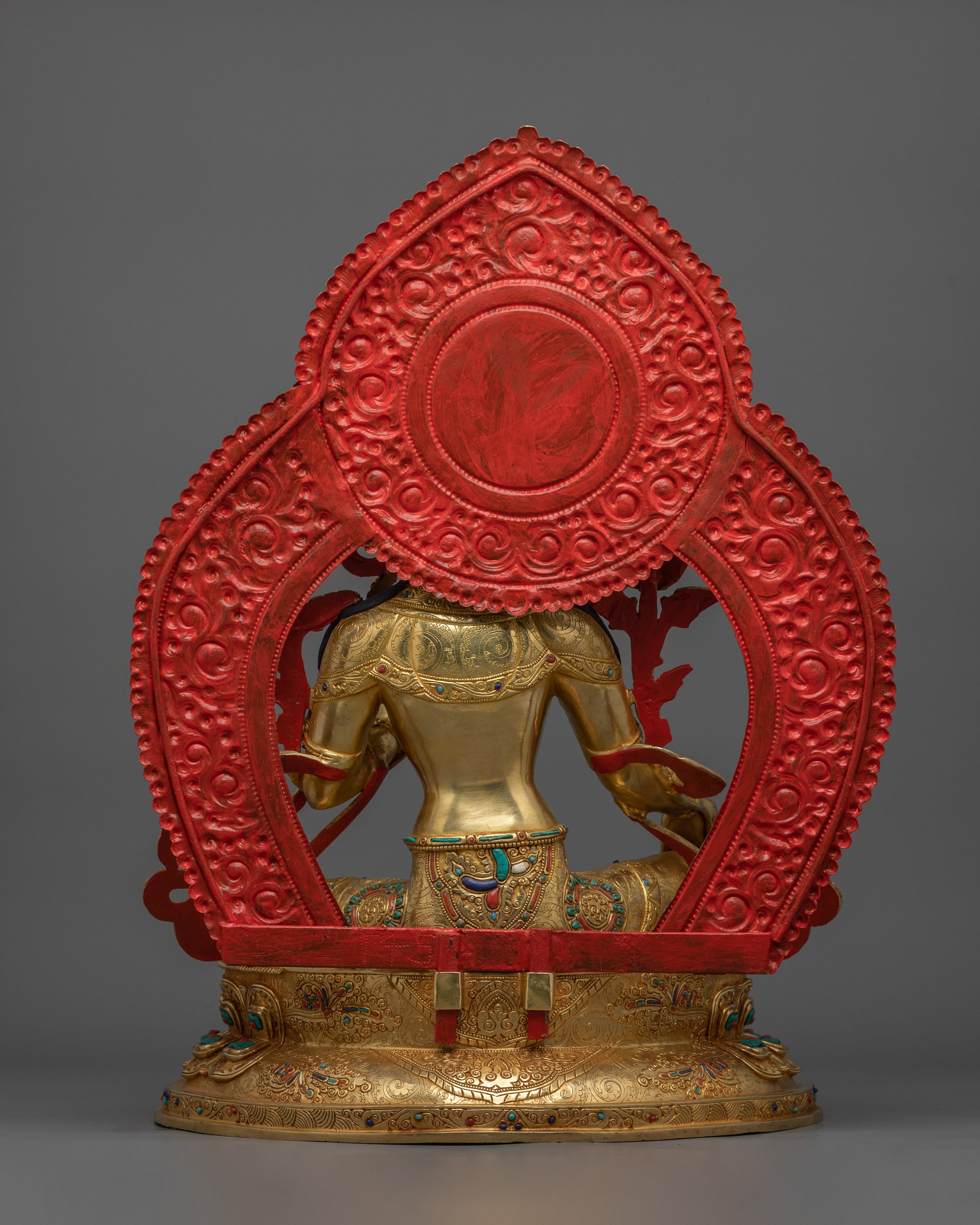 Buddhist Figurine Green Tara | Divine Feminine Sculpture