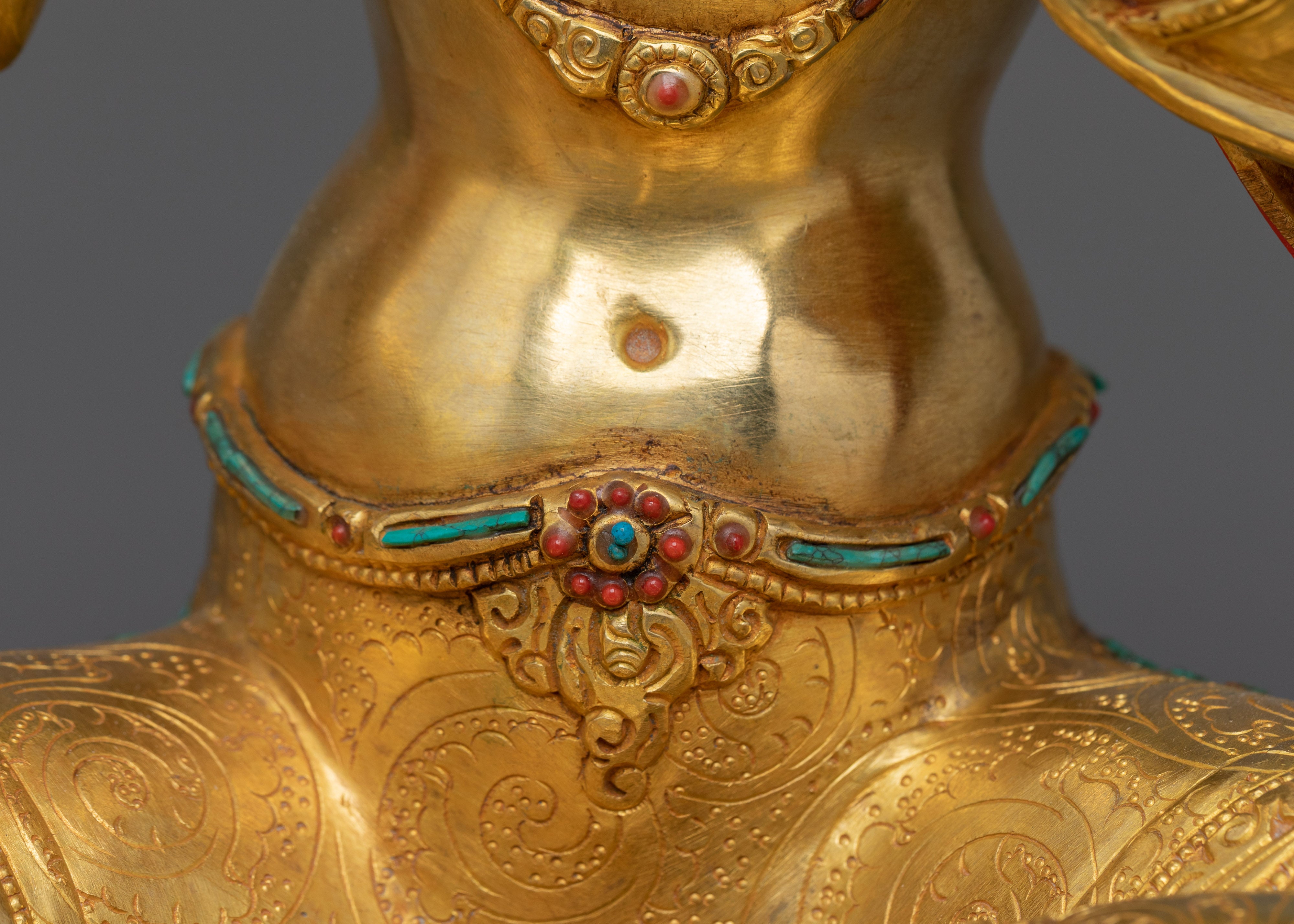 Buddhist Figurine Green Tara | Divine Feminine Sculpture