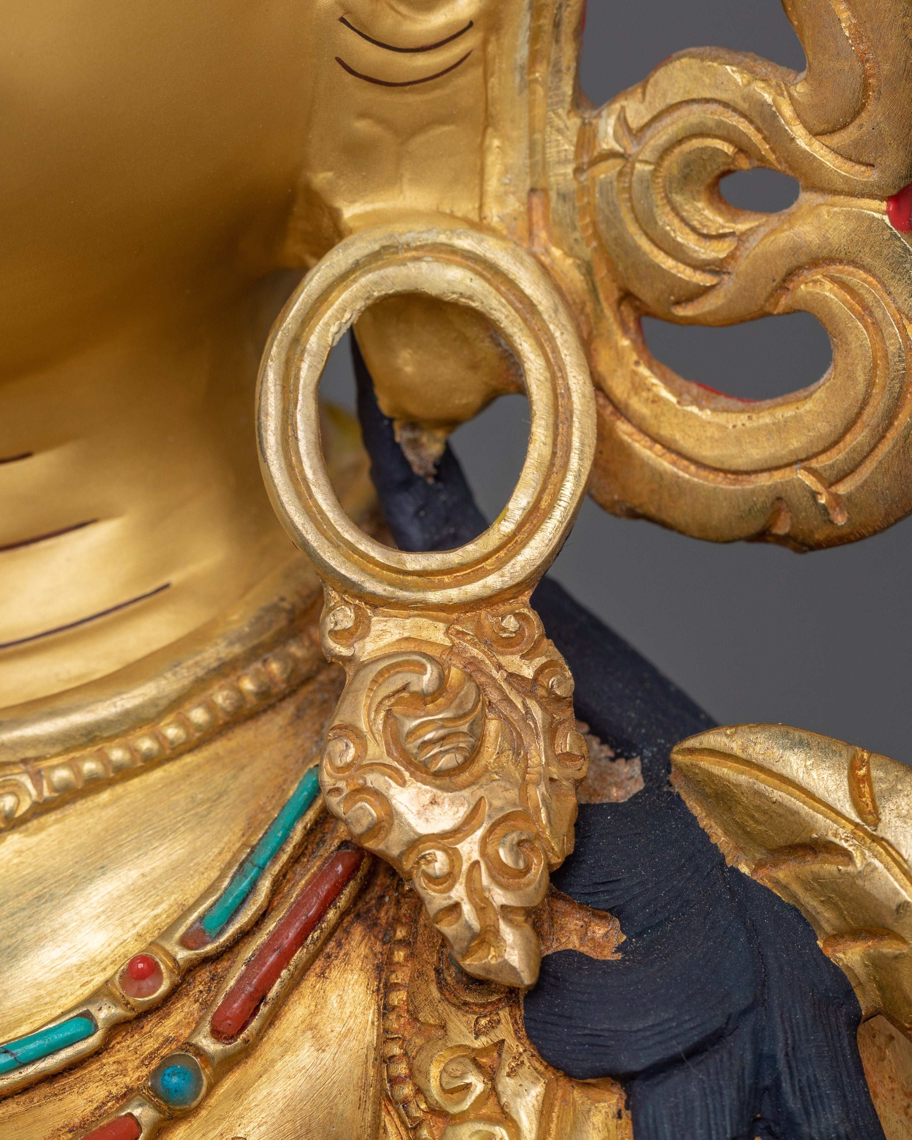 Buddhist Figurine Green Tara | Divine Feminine Sculpture