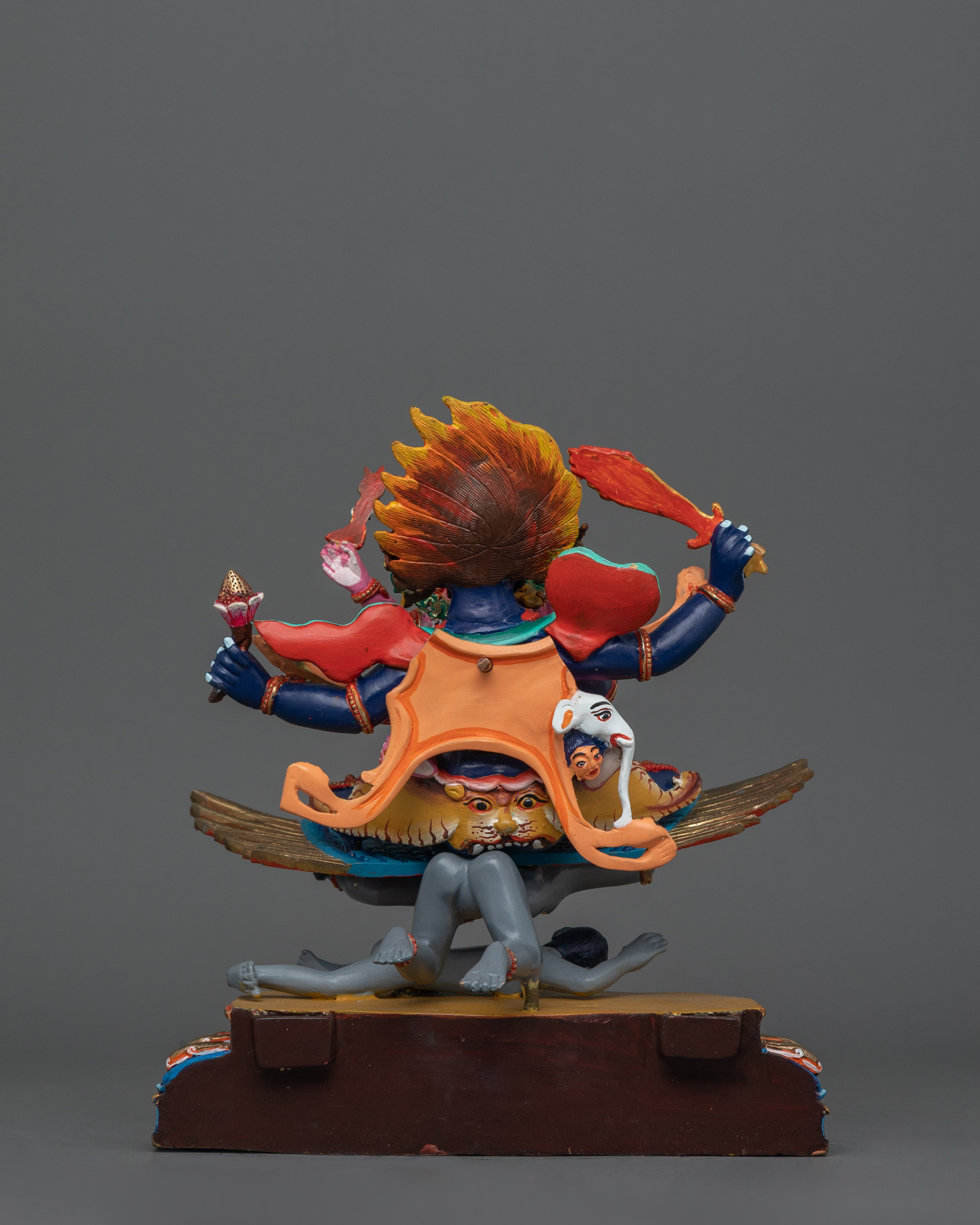 Himalayan Statue of Four Armed Mahakala | The Guardian of Enlightenment