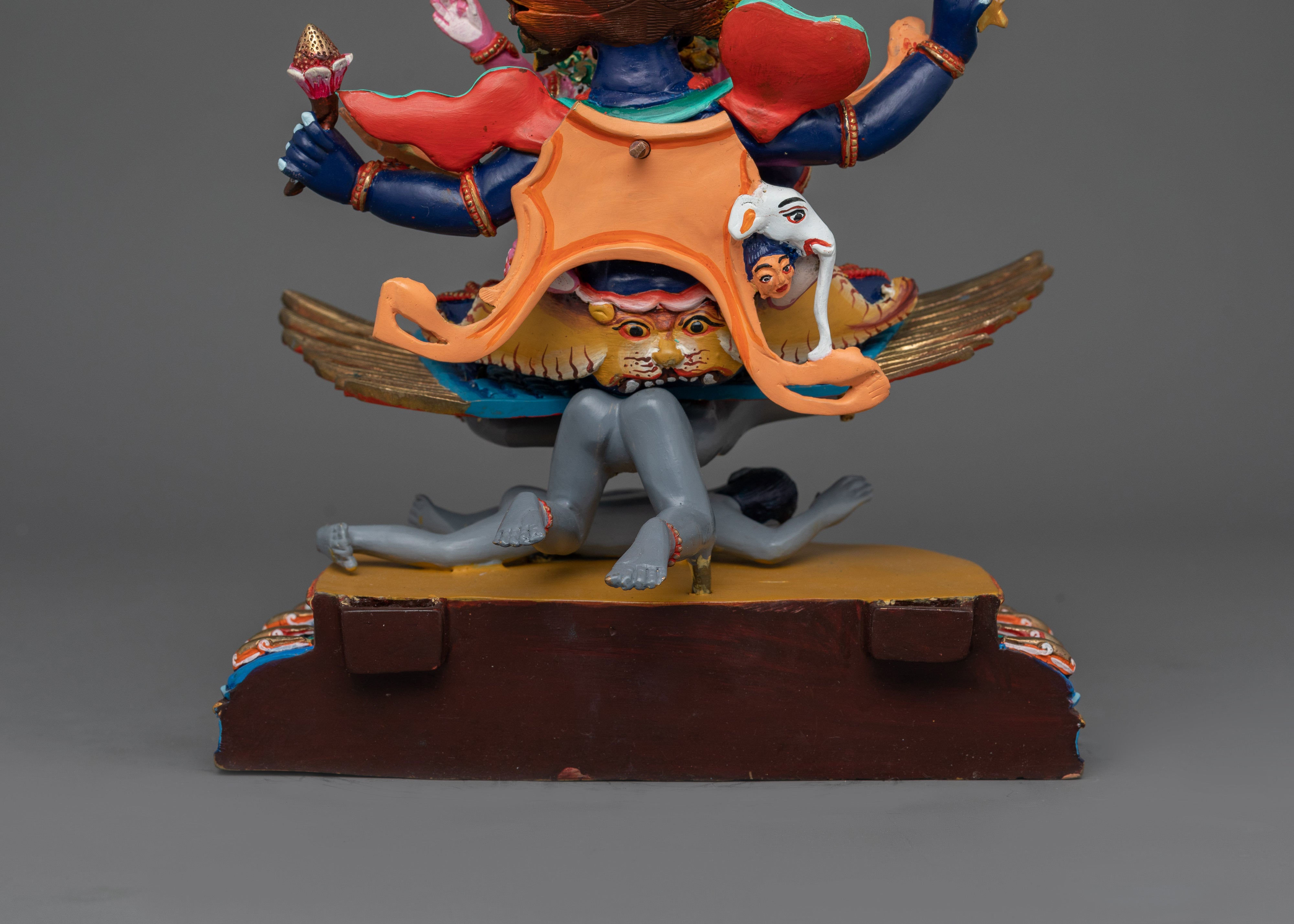Himalayan Statue of Four Armed Mahakala | The Guardian of Enlightenment