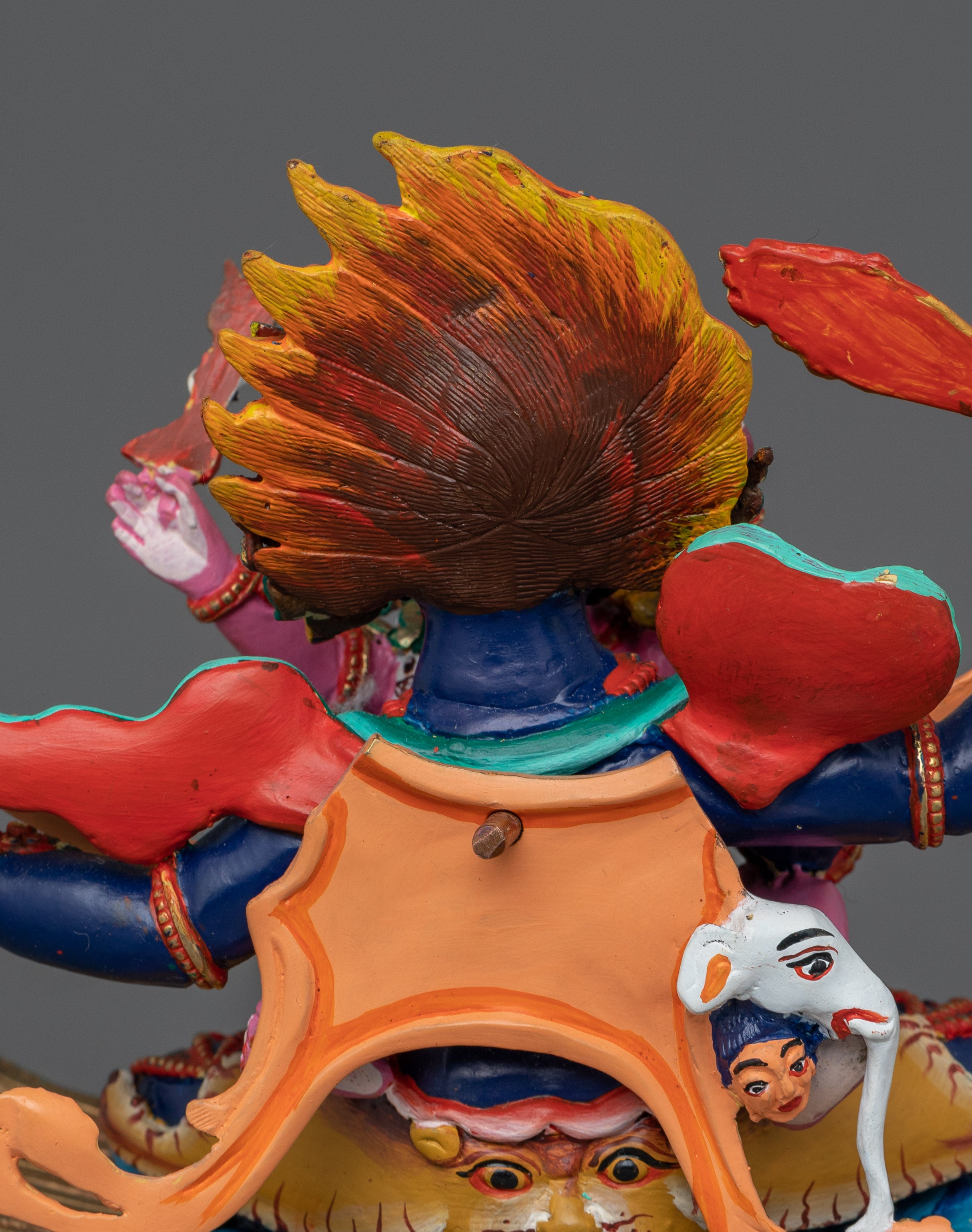 Himalayan Statue of Four Armed Mahakala | The Guardian of Enlightenment