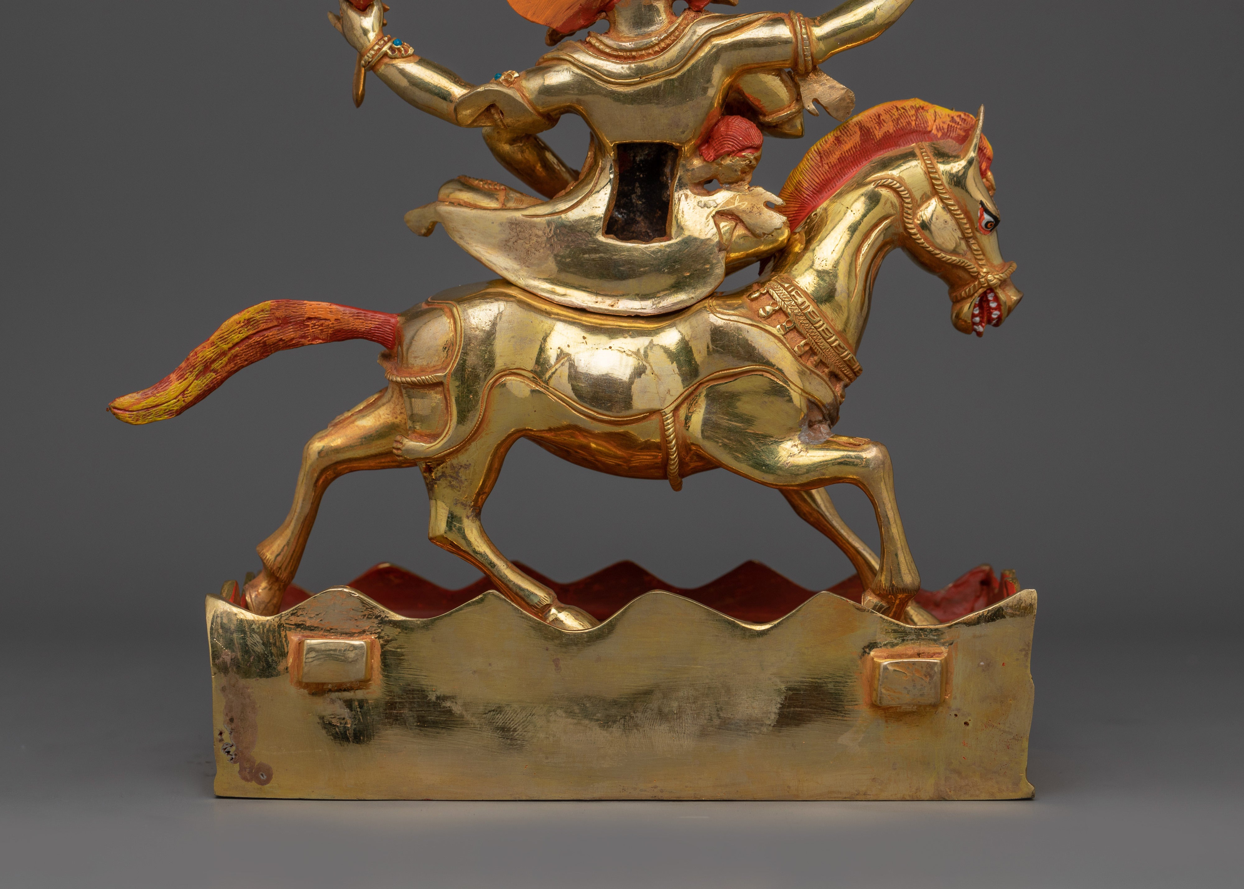 Himalayan Statue of 4 Armed Palden Lhamo | The Wrathful Goddess of Protection