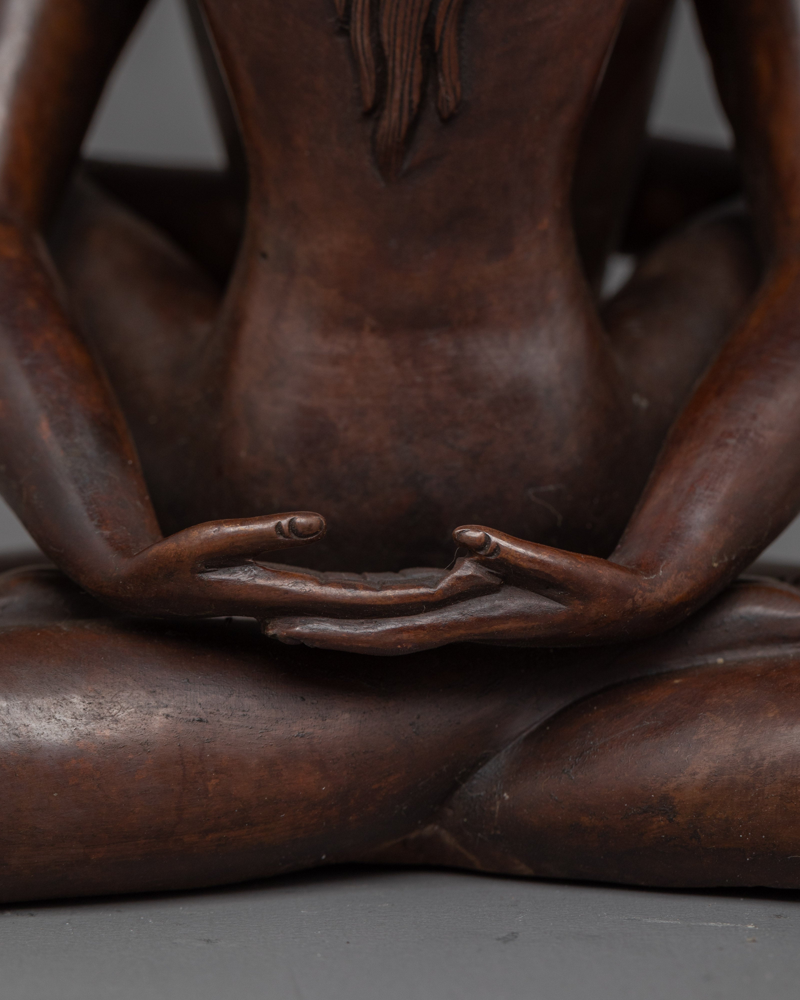 Traditional Sculpture of Samanthabhadra with consort | The Unifier of Wisdom