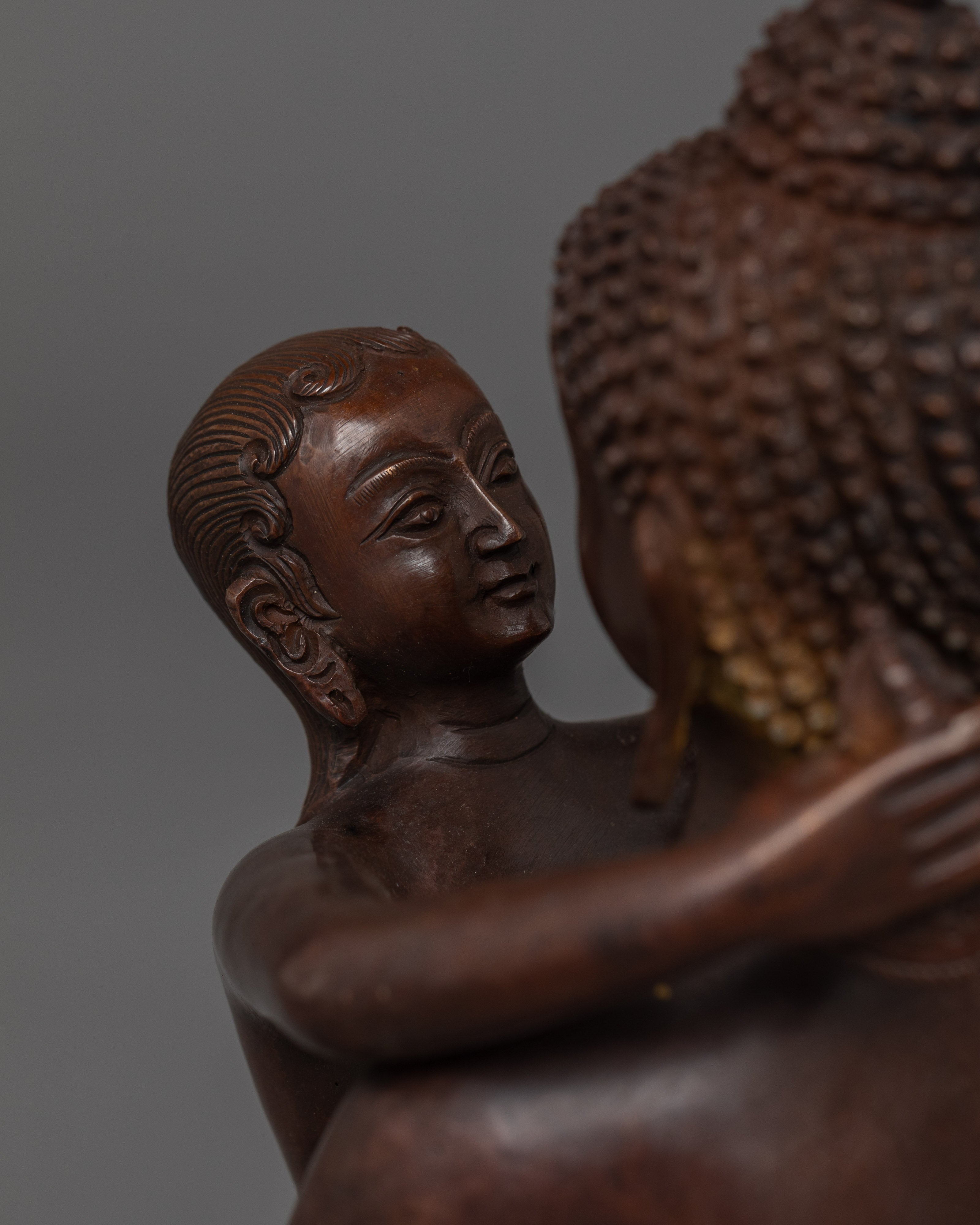 Traditional Sculpture of Samanthabhadra with consort | The Unifier of Wisdom