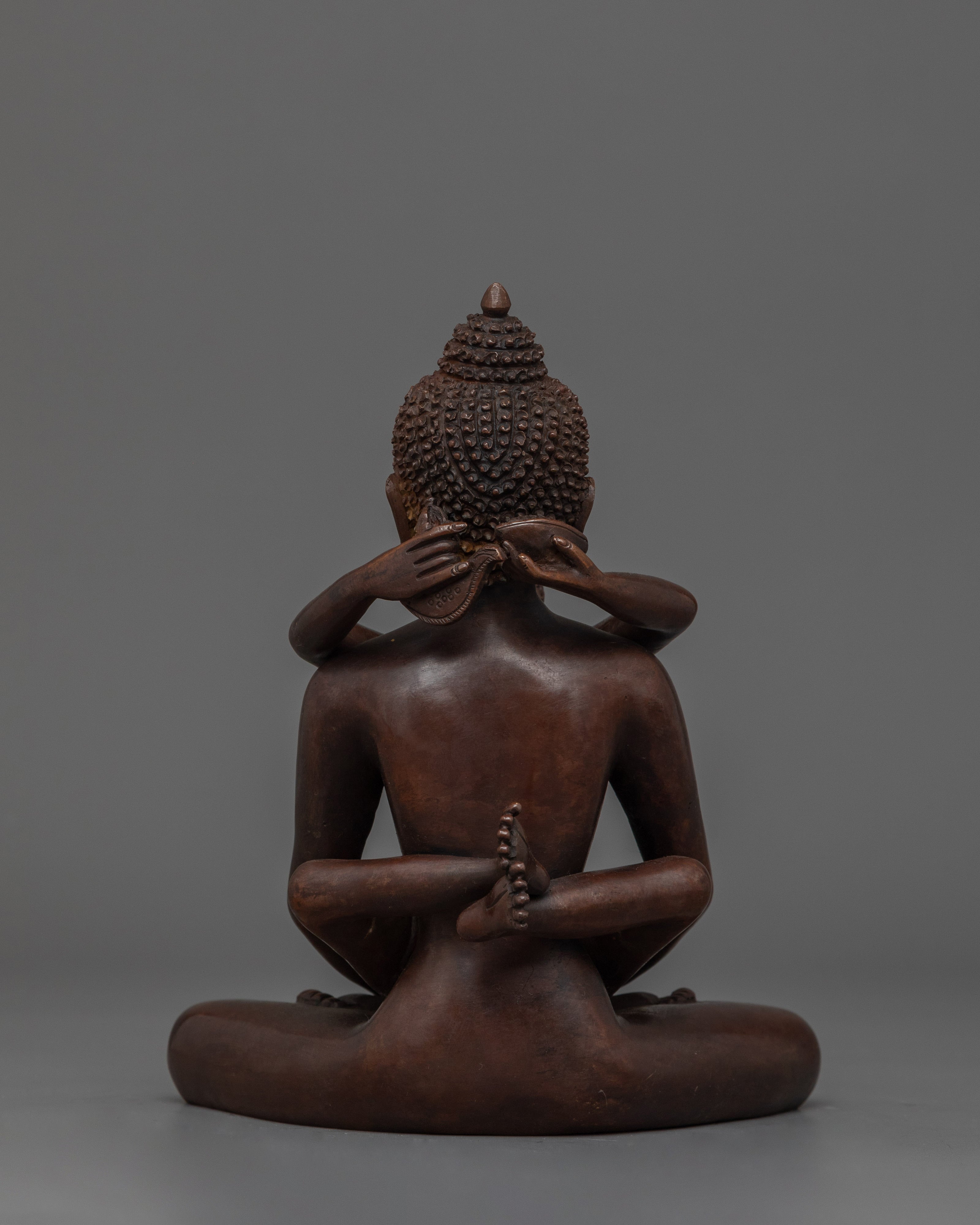 Traditional Sculpture of Samanthabhadra with consort | The Unifier of Wisdom