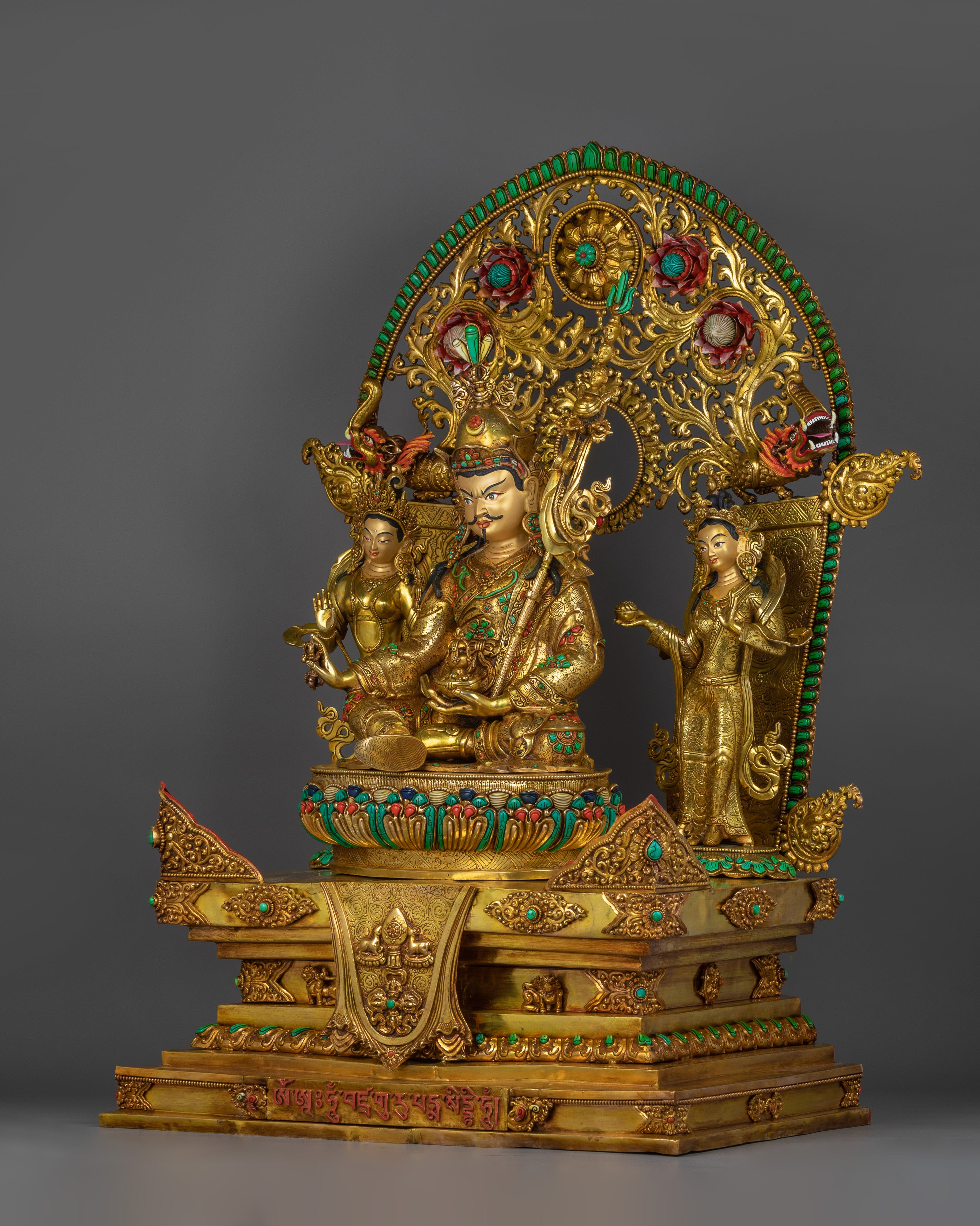 Guru Rinpoche Set with Consort | The Spiritual Protector