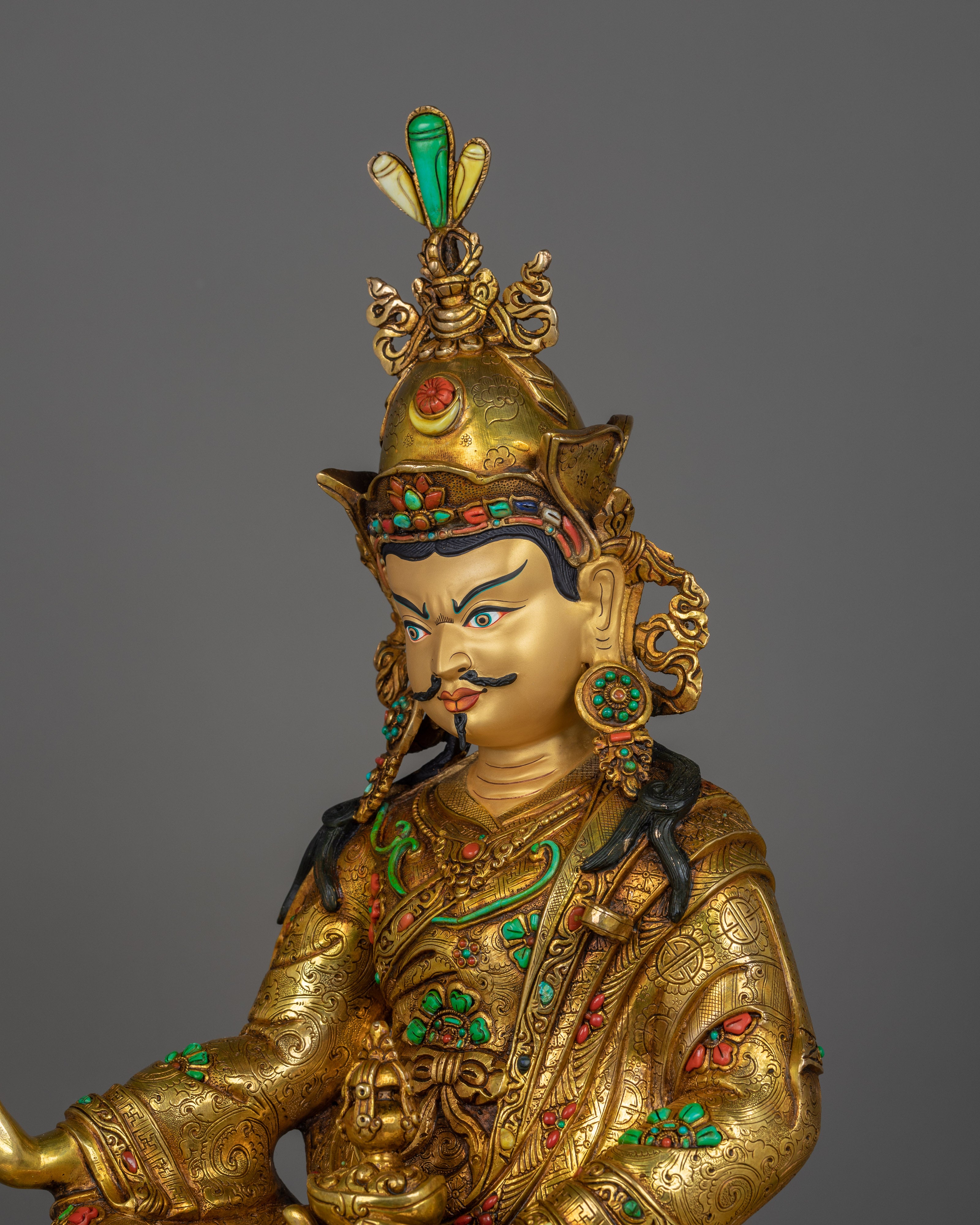 Guru Rinpoche Set with Consort | The Spiritual Protector