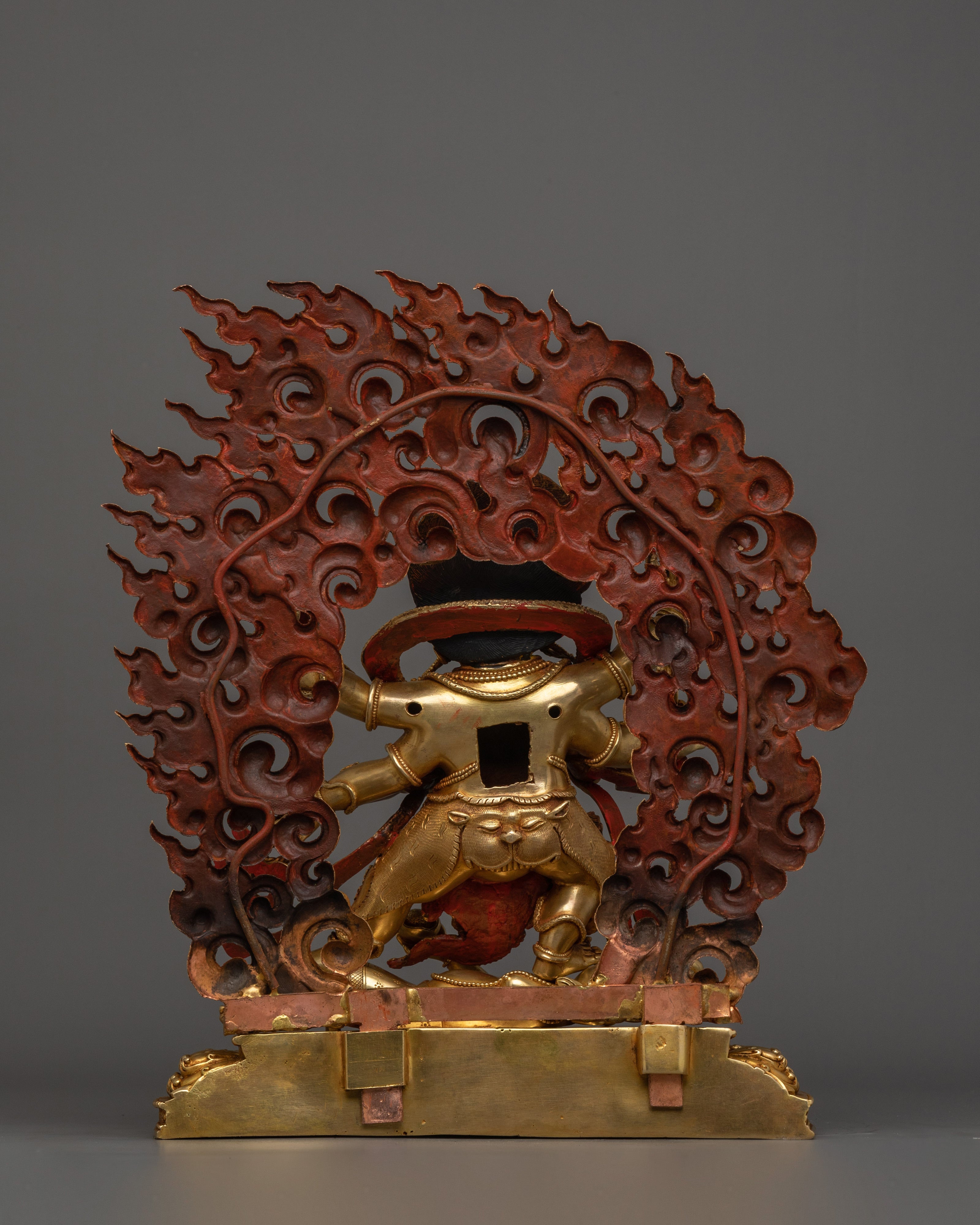 Traditional Himalayan Art of Six Armed Mahakala | The Six-Armed Protector