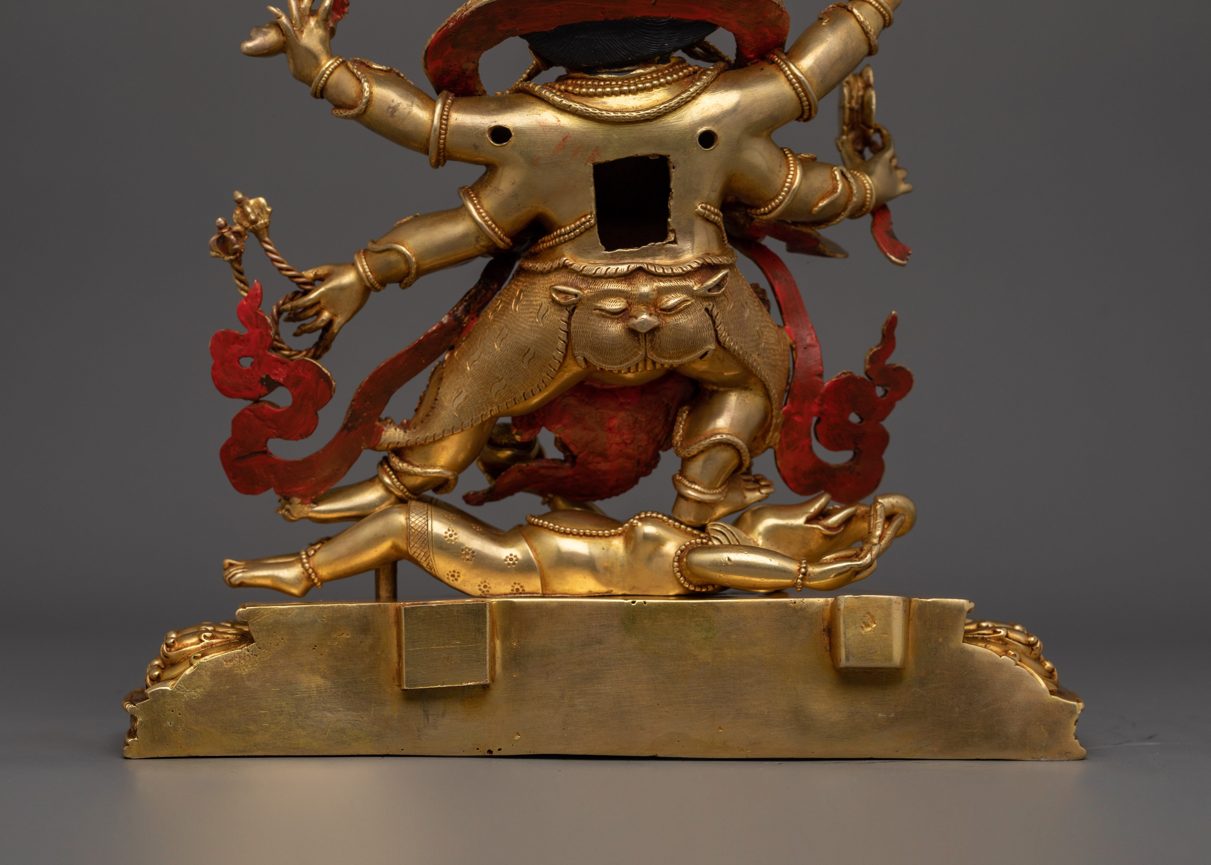 Traditional Himalayan Art of Six Armed Mahakala | The Six-Armed Protector