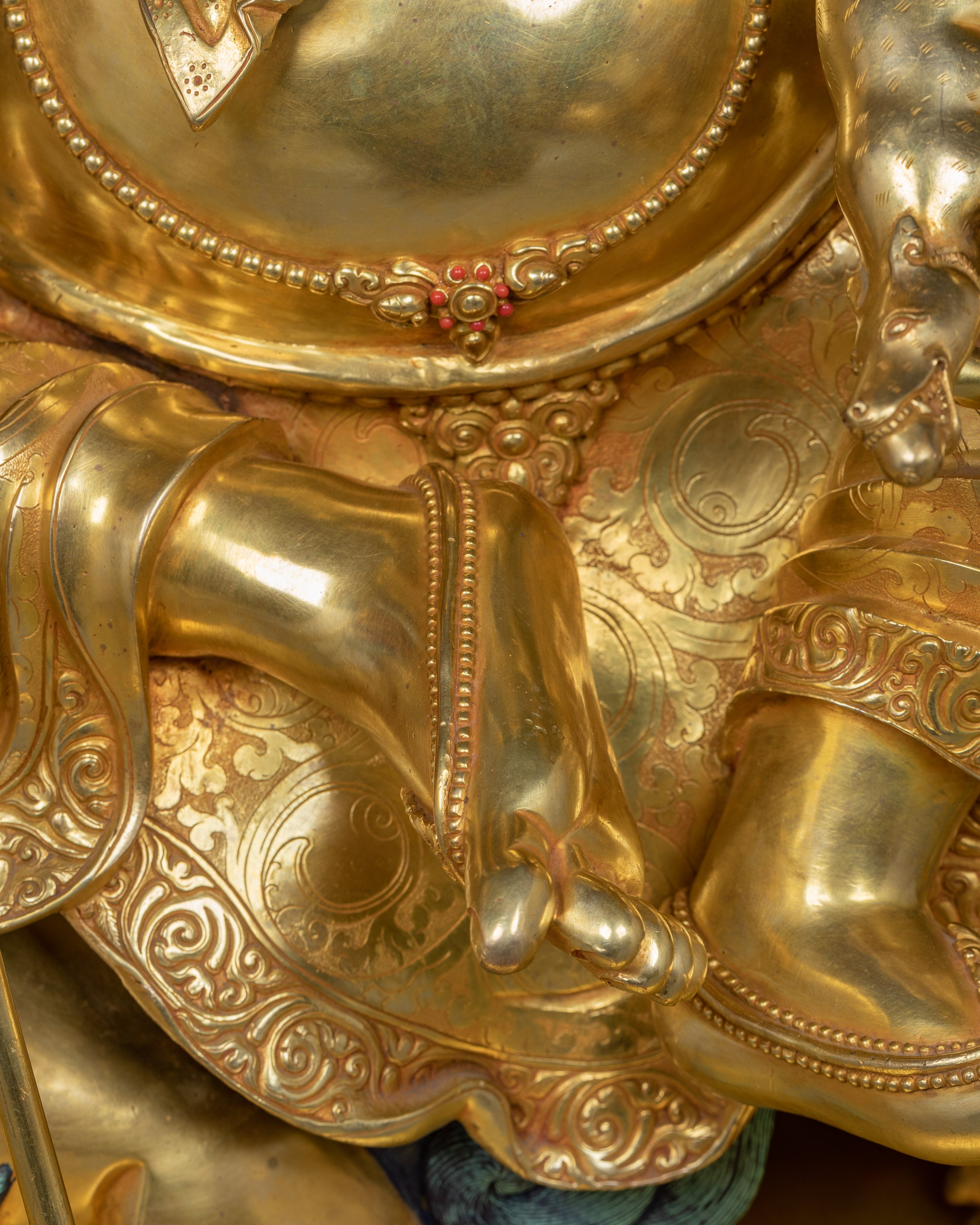 Handcrafted Tibetan Namtoshe Statue | Lord of Wealth