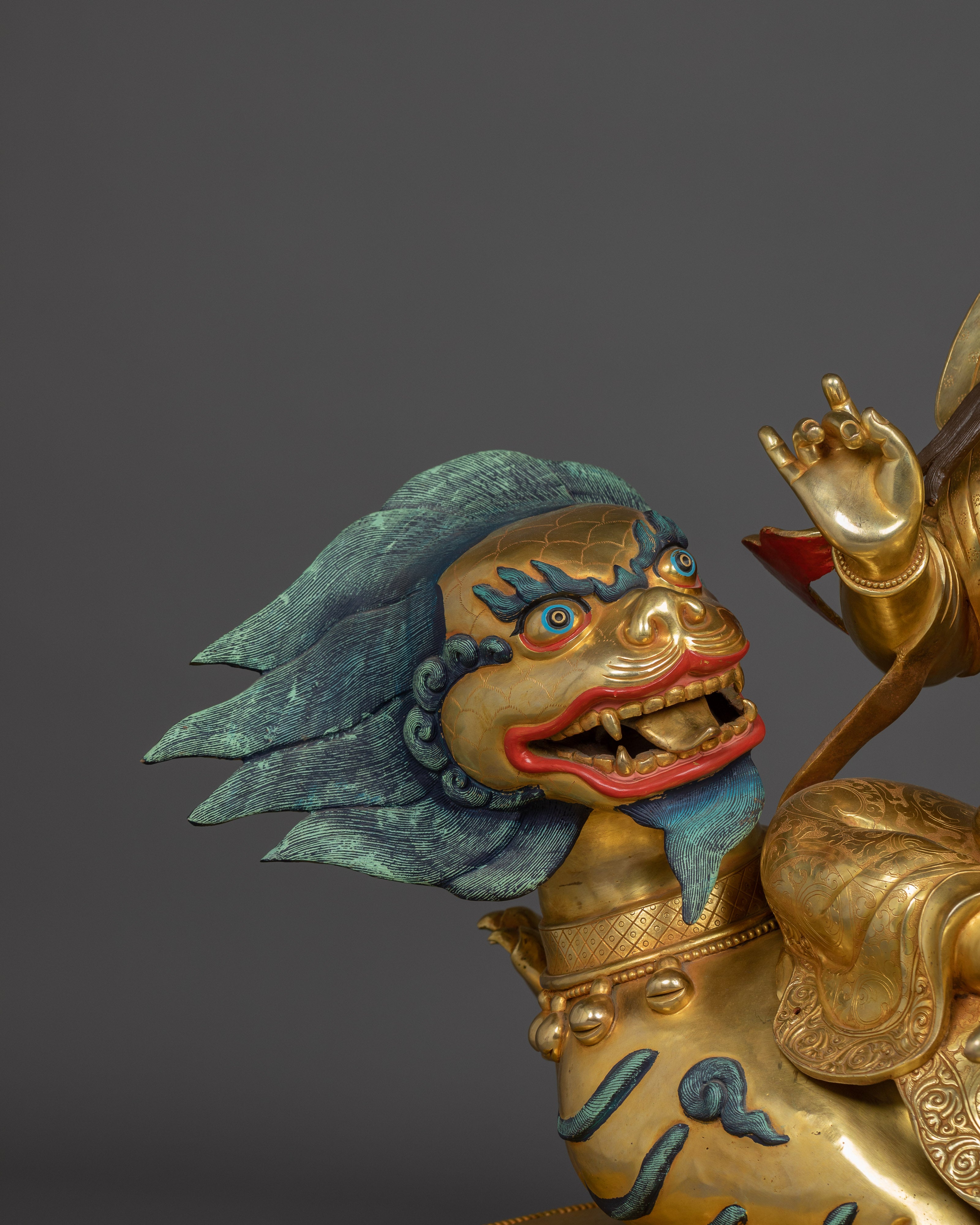 Handcrafted Tibetan Namtoshe Statue | Lord of Wealth