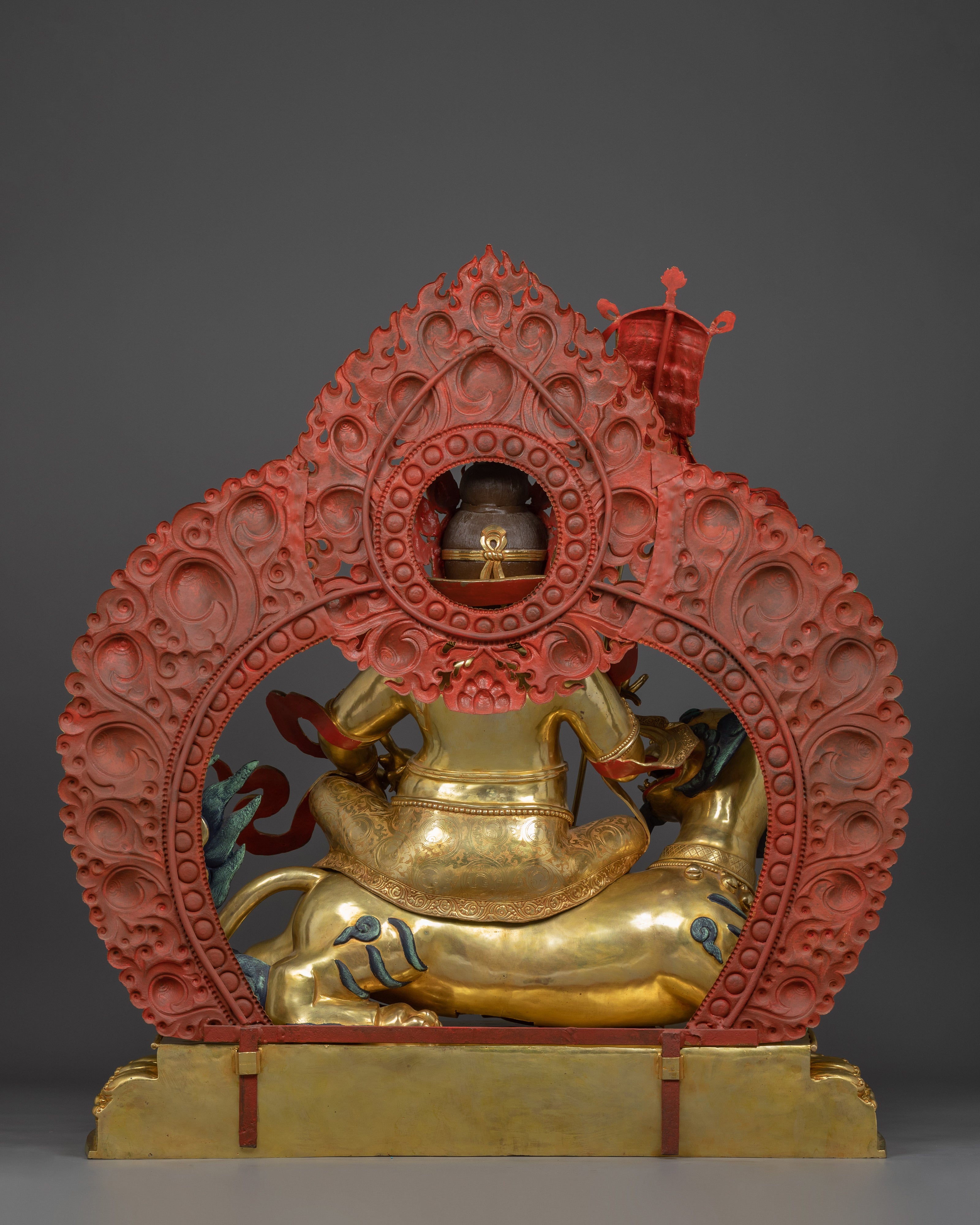Handcrafted Tibetan Namtoshe Statue | Lord of Wealth
