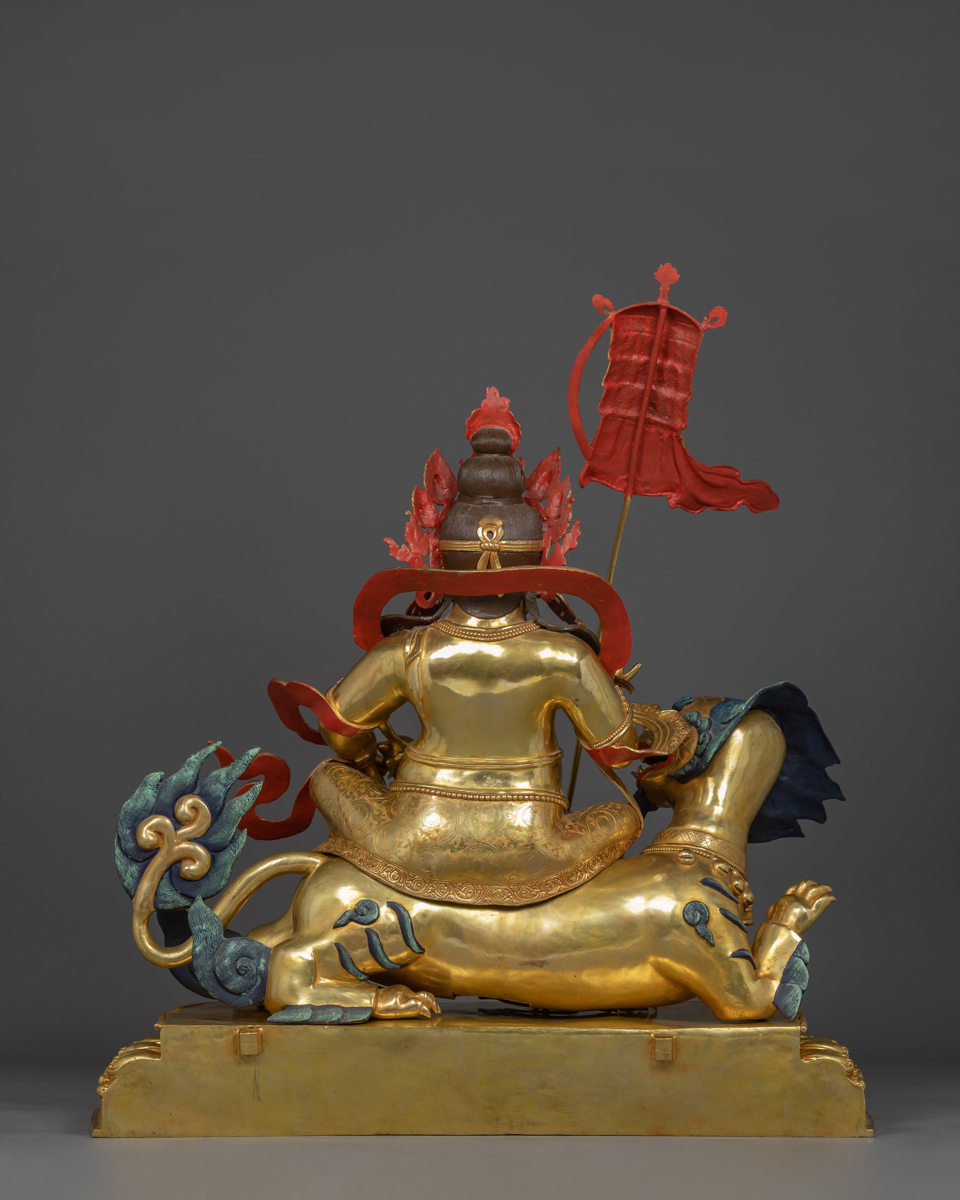 Handcrafted Tibetan Namtoshe Statue | Lord of Wealth