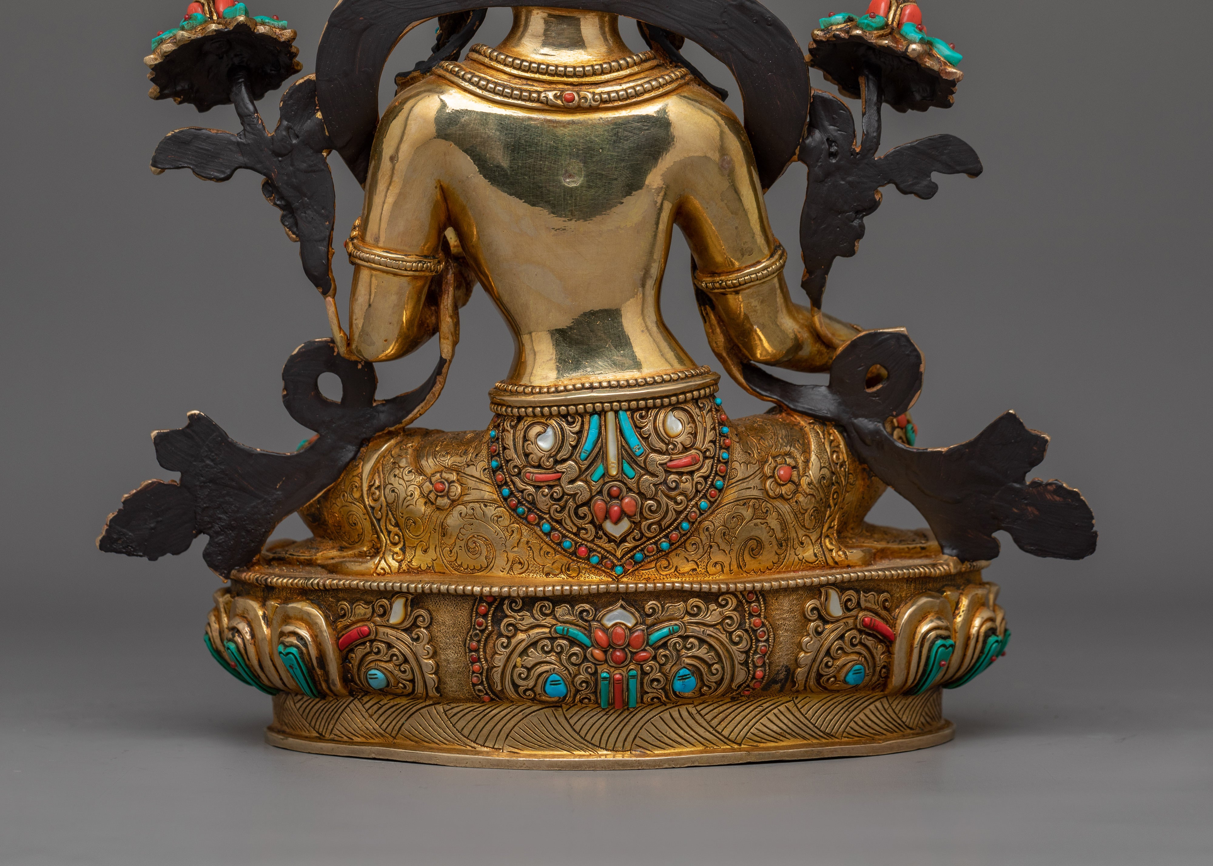 Tibetan Statue of Green Tara | Guardian of Buddhist Teachings
