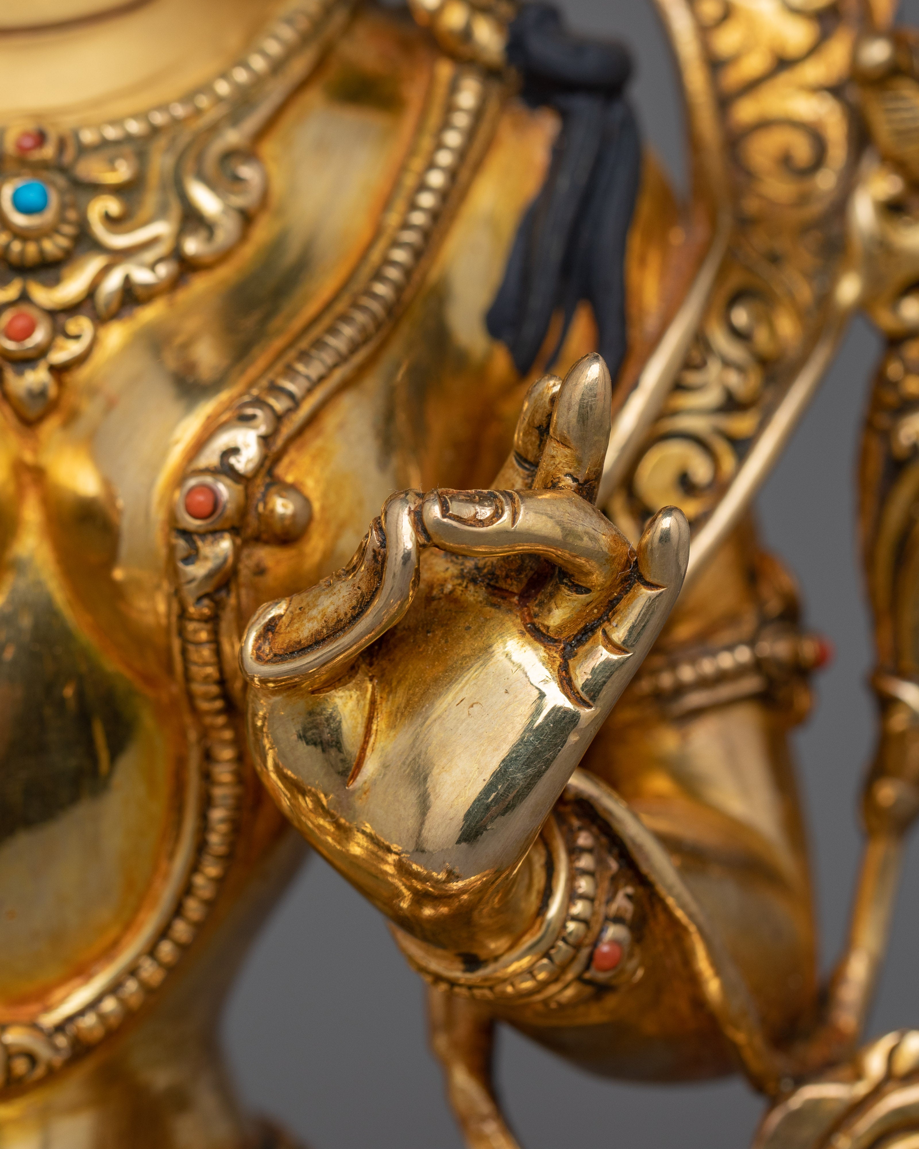 Tibetan Statue of Green Tara | Guardian of Buddhist Teachings