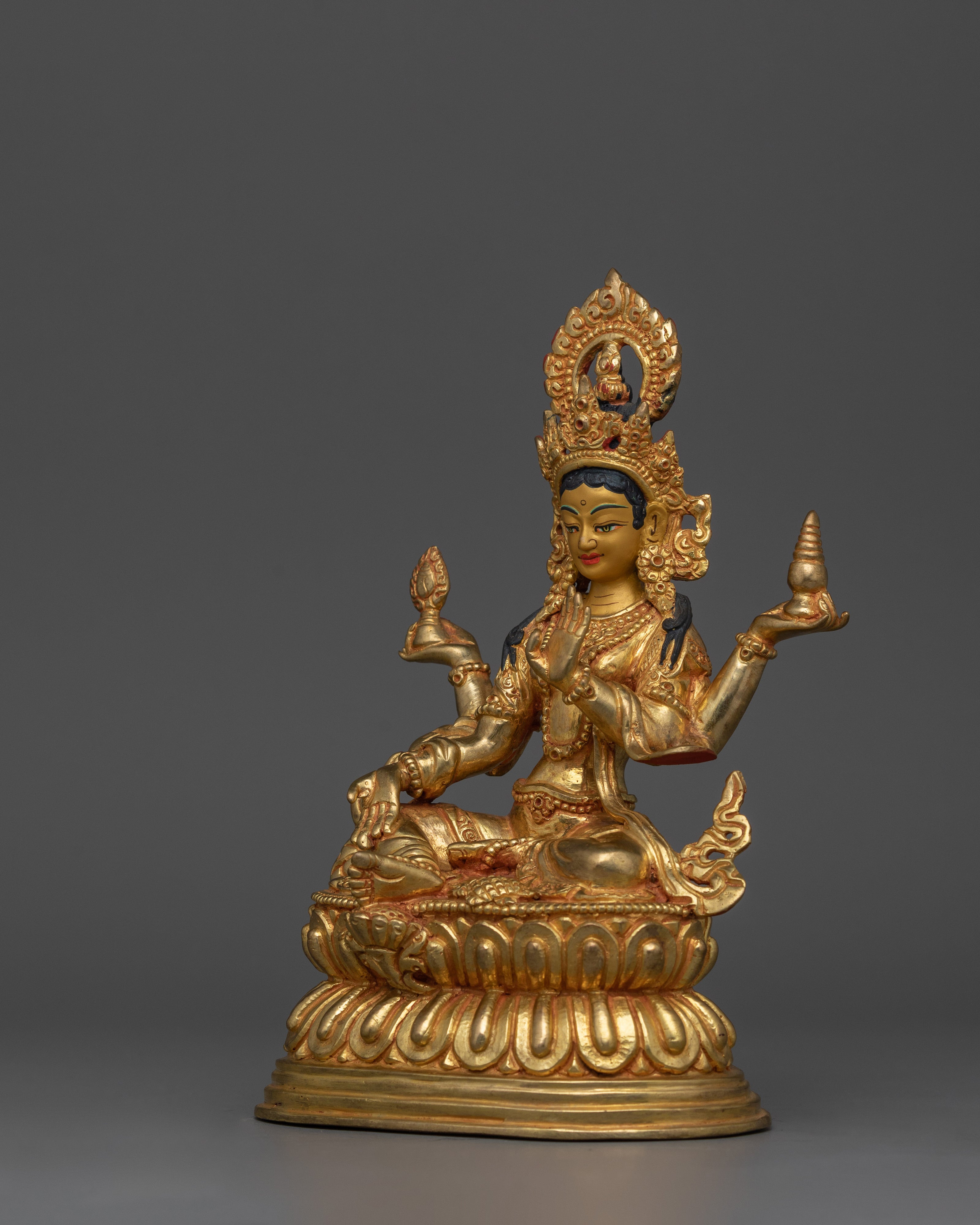 Handmade Statue of Laxmi | For Good Luck and Fortune